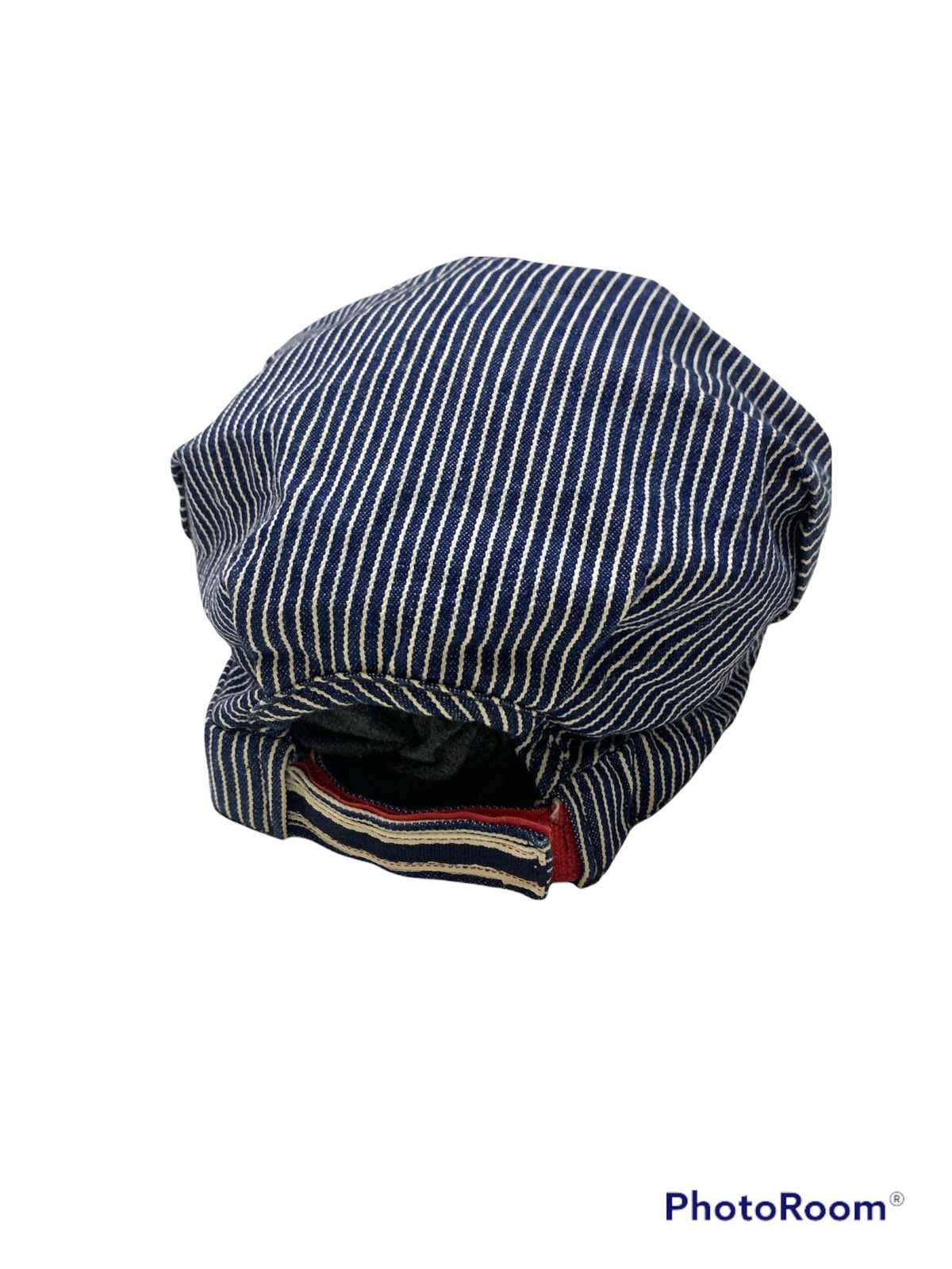 Studio D'Artisan STUDIO D'ARTISAN HICKORY STRIPED WORKWEAR CAP SELVEDGE Size ONE SIZE - 3 Thumbnail