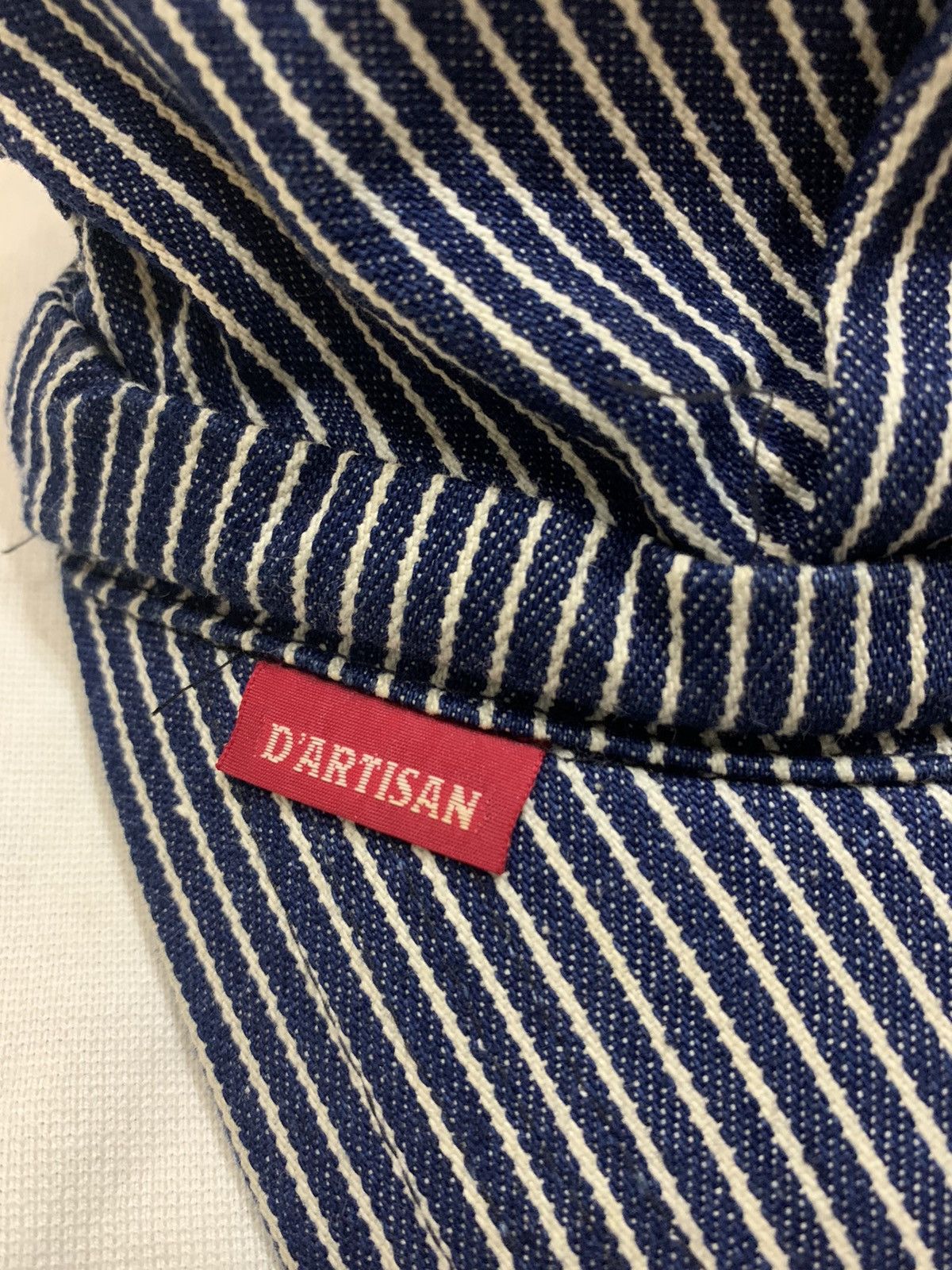 Studio D'Artisan STUDIO D'ARTISAN HICKORY STRIPED WORKWEAR CAP SELVEDGE Size ONE SIZE - 5 Thumbnail