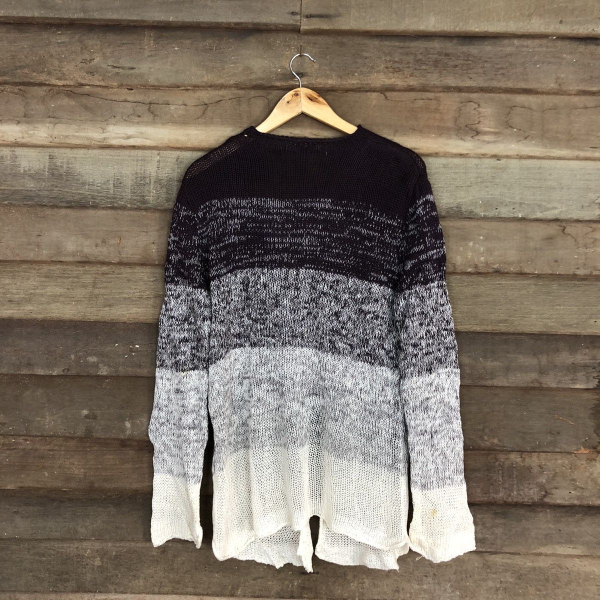 Japanese Brand Christian Aujard paris stripe cardigan Knitwear #3953 Size US M / EU 48-50 / 2 - 12 Thumbnail