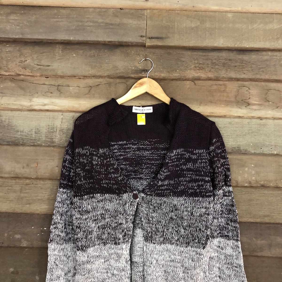 Japanese Brand Christian Aujard paris stripe cardigan Knitwear #3953 Size US M / EU 48-50 / 2 - 9 Thumbnail