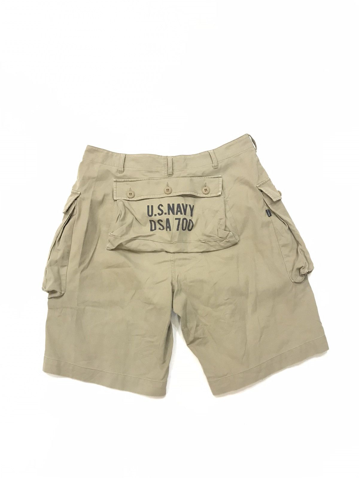 Avirex AVIREX CARGO SHORTS PANTS US NAVY DSA700 Size US 35 - 1 Thumbnail