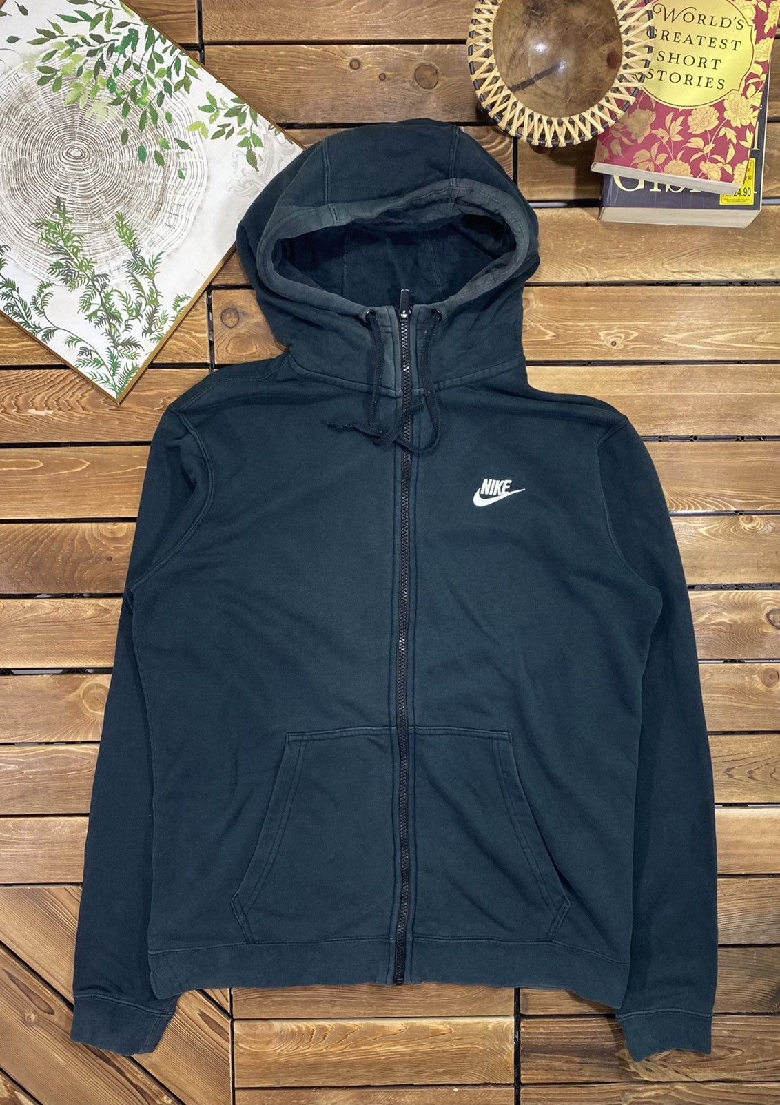 Nike × Vintage Vintage Nike with Hoodie Small Logo Size L Size US L / EU 52-54 / 3 - 2 Thumbnail