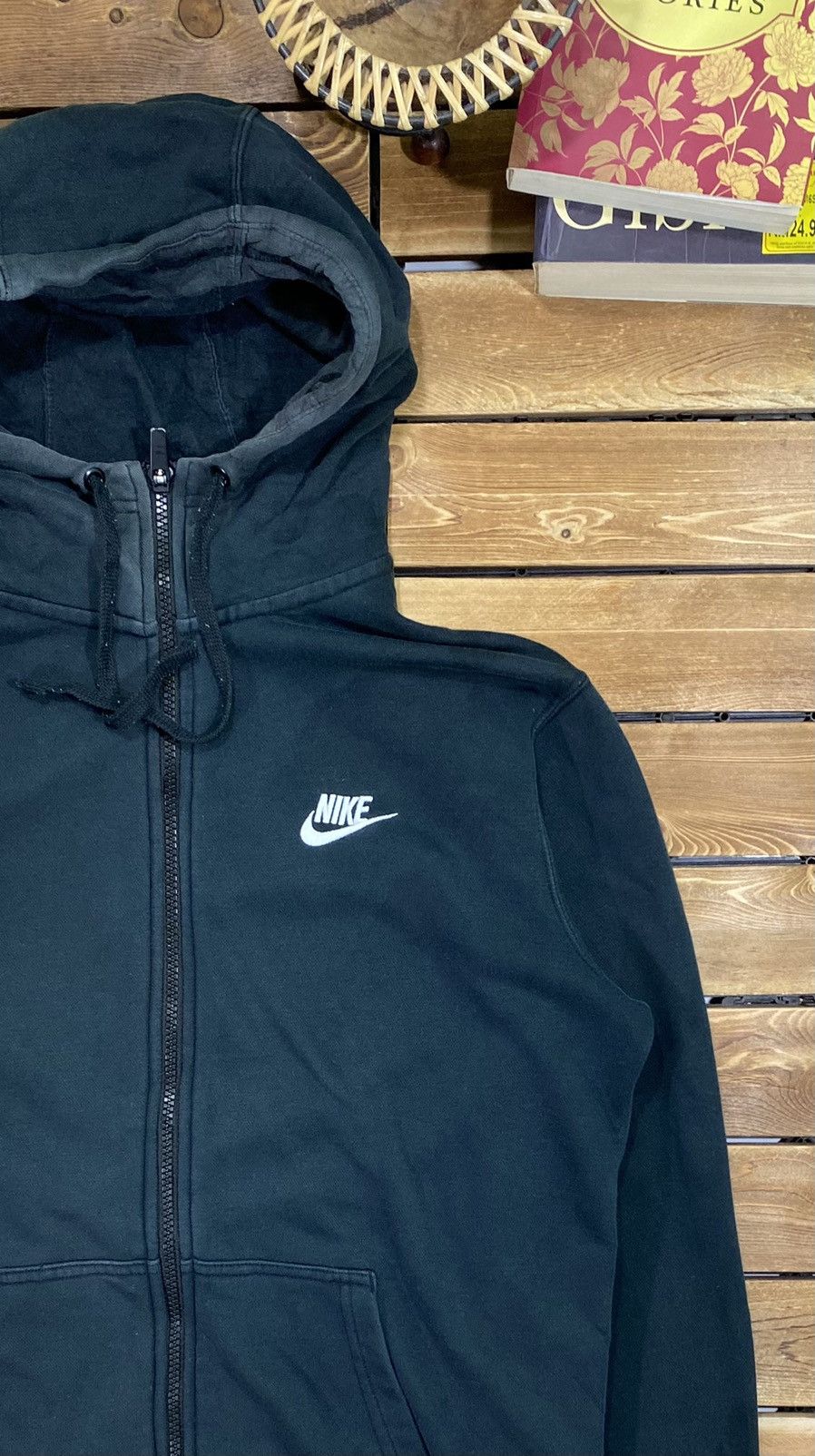 Nike × Vintage Vintage Nike with Hoodie Small Logo Size L Size US L / EU 52-54 / 3 - 5 Thumbnail