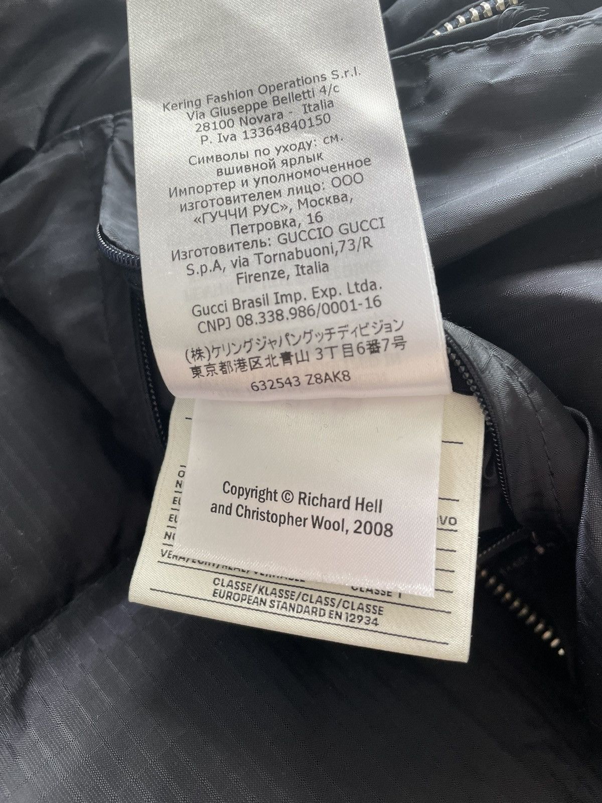 Gucci Rare New Runway Gucci x Richard Hell THINK Goose Down Coat Size US M / EU 48-50 / 2 - 19 Thumbnail