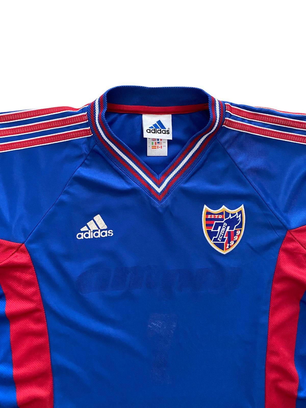 Adidas × Vintage Vintage 2001 FC Tokyo Soccer Jersey Japan Size US L / EU 52-54 / 3 - 8 Thumbnail