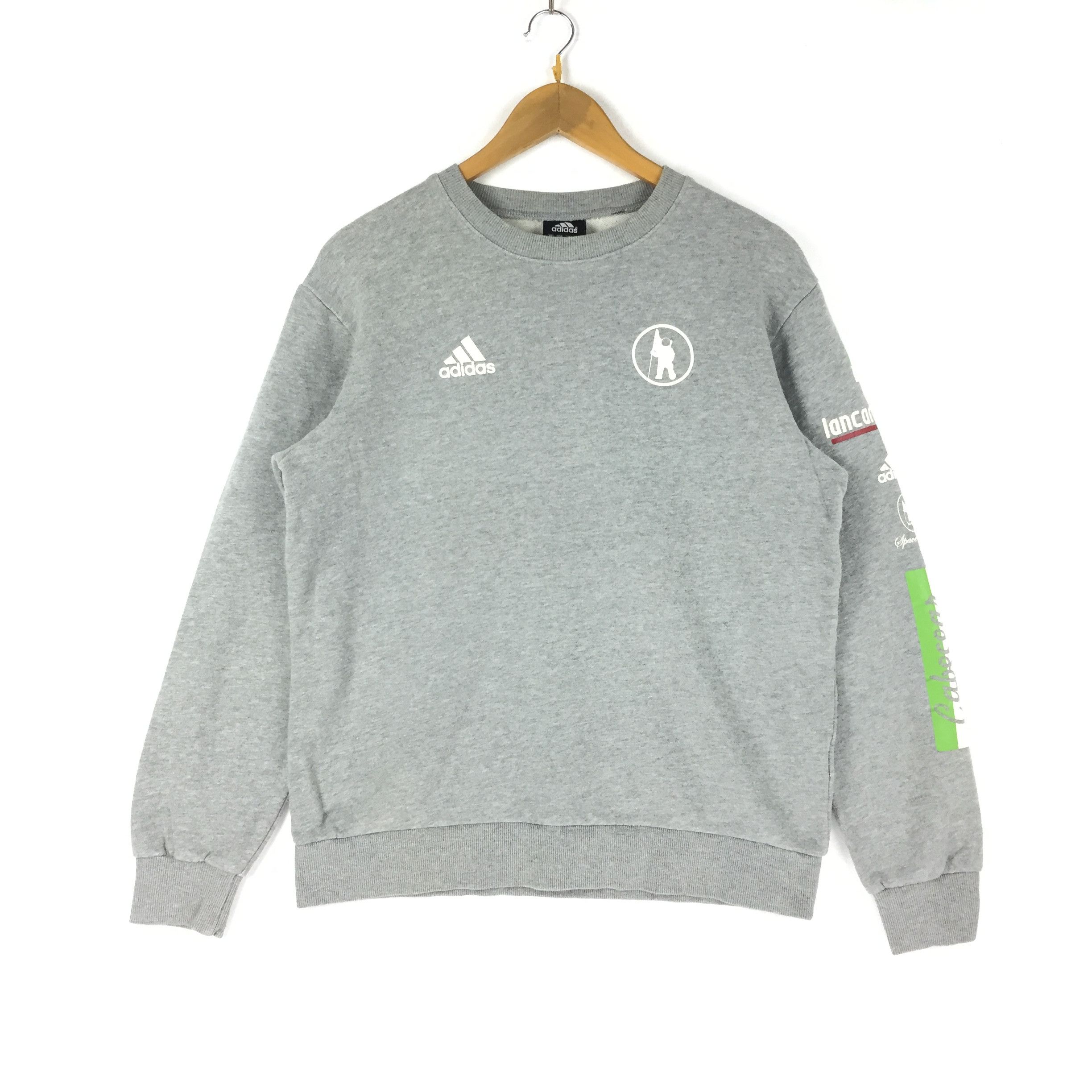 Adidas Vintage Adidas Sweatshirt Big Logo Rare Size US M / EU 48-50 / 2 - 1 Thumbnail