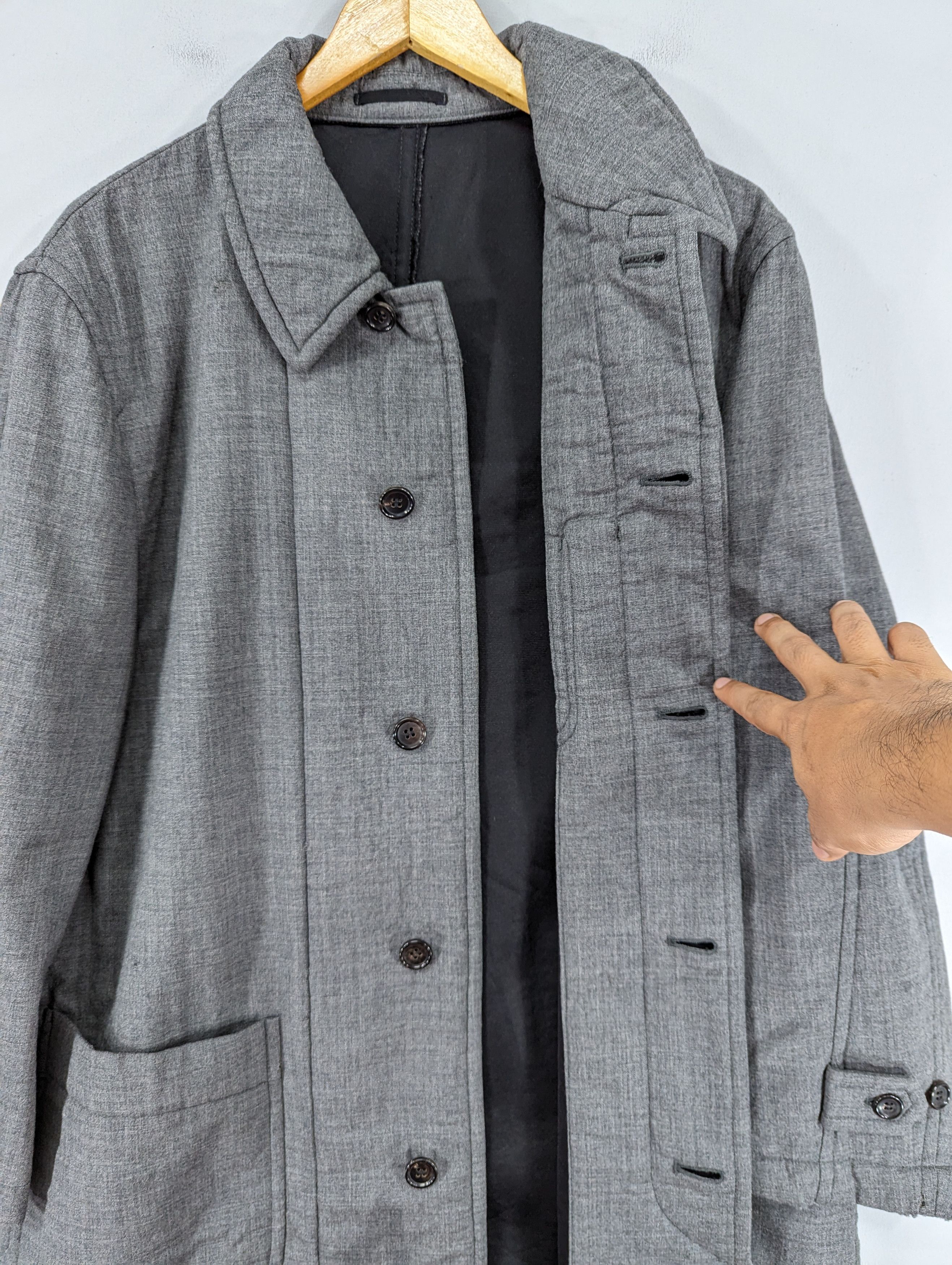 Comme des Garcons 💥RARE💥Vintage Comme Des Garcons Homme Distressed Jacket Size US M / EU 48-50 / 2 - 13 Thumbnail