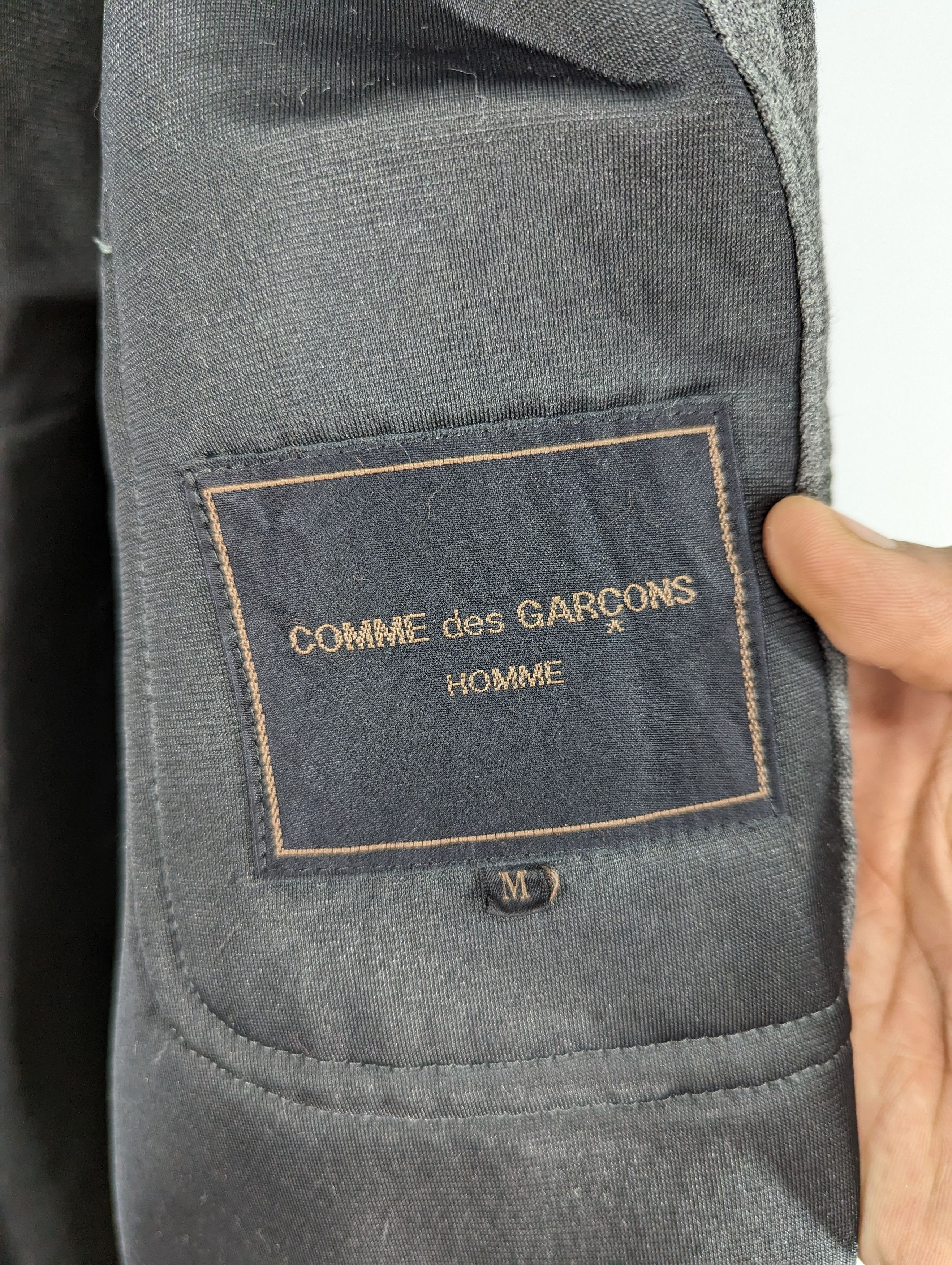 Comme des Garcons 💥RARE💥Vintage Comme Des Garcons Homme Distressed Jacket Size US M / EU 48-50 / 2 - 20 Thumbnail