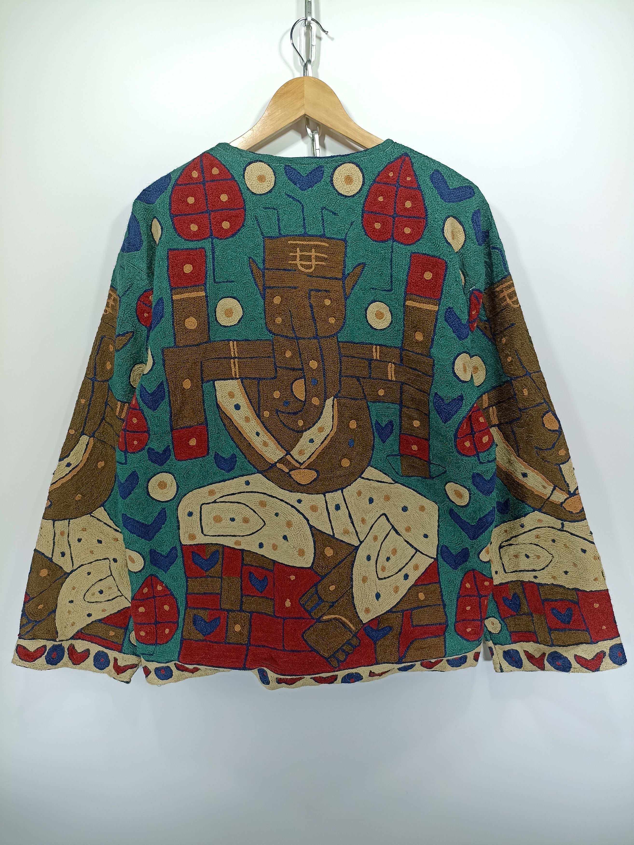 Vintage ⚡️Very Rare Vintage Lakshmi Stitch Lakshmi Boro embroidery Size US M / EU 48-50 / 2 - 8 Thumbnail