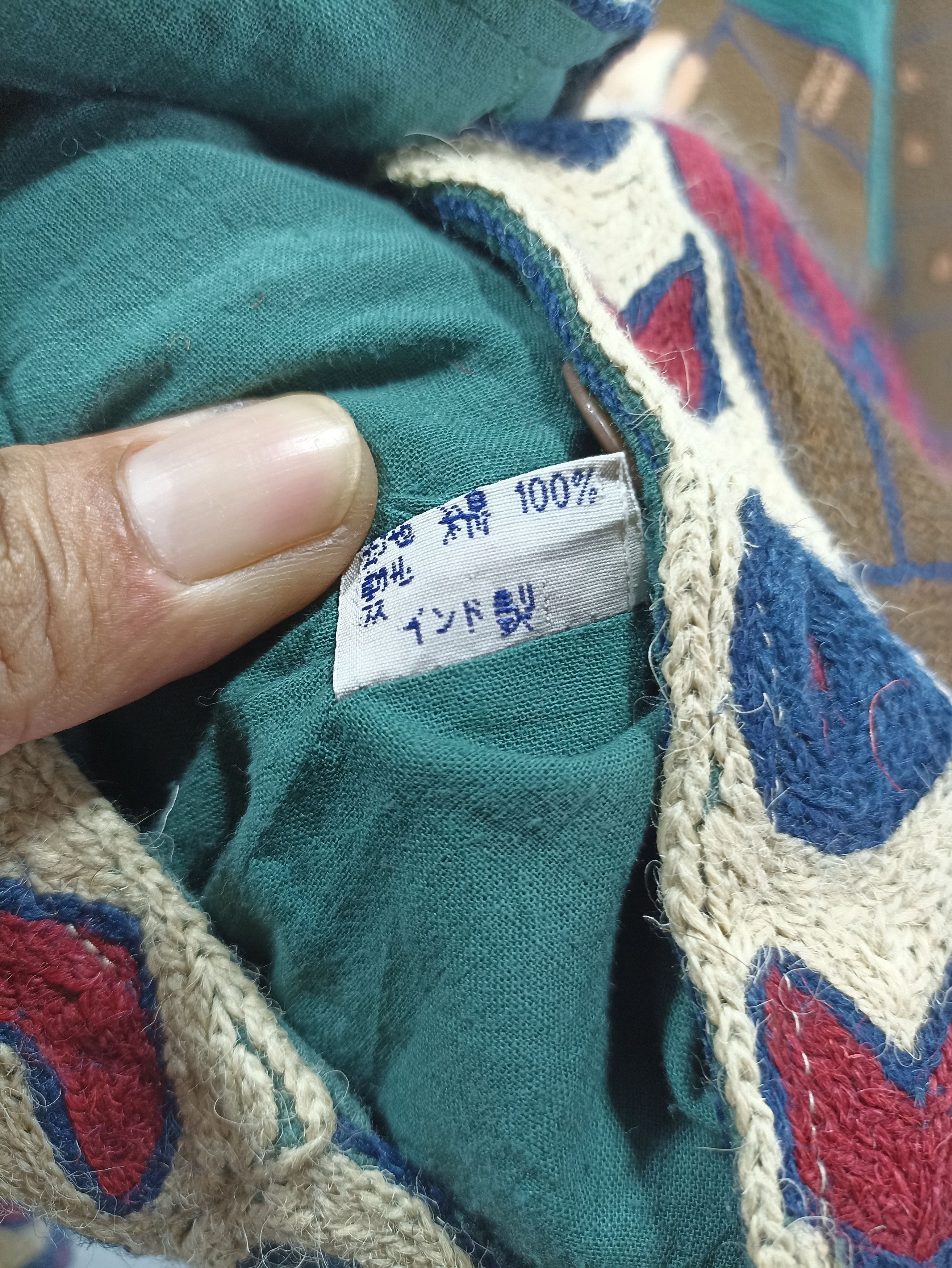 Vintage ⚡️Very Rare Vintage Lakshmi Stitch Lakshmi Boro embroidery Size US M / EU 48-50 / 2 - 7 Thumbnail