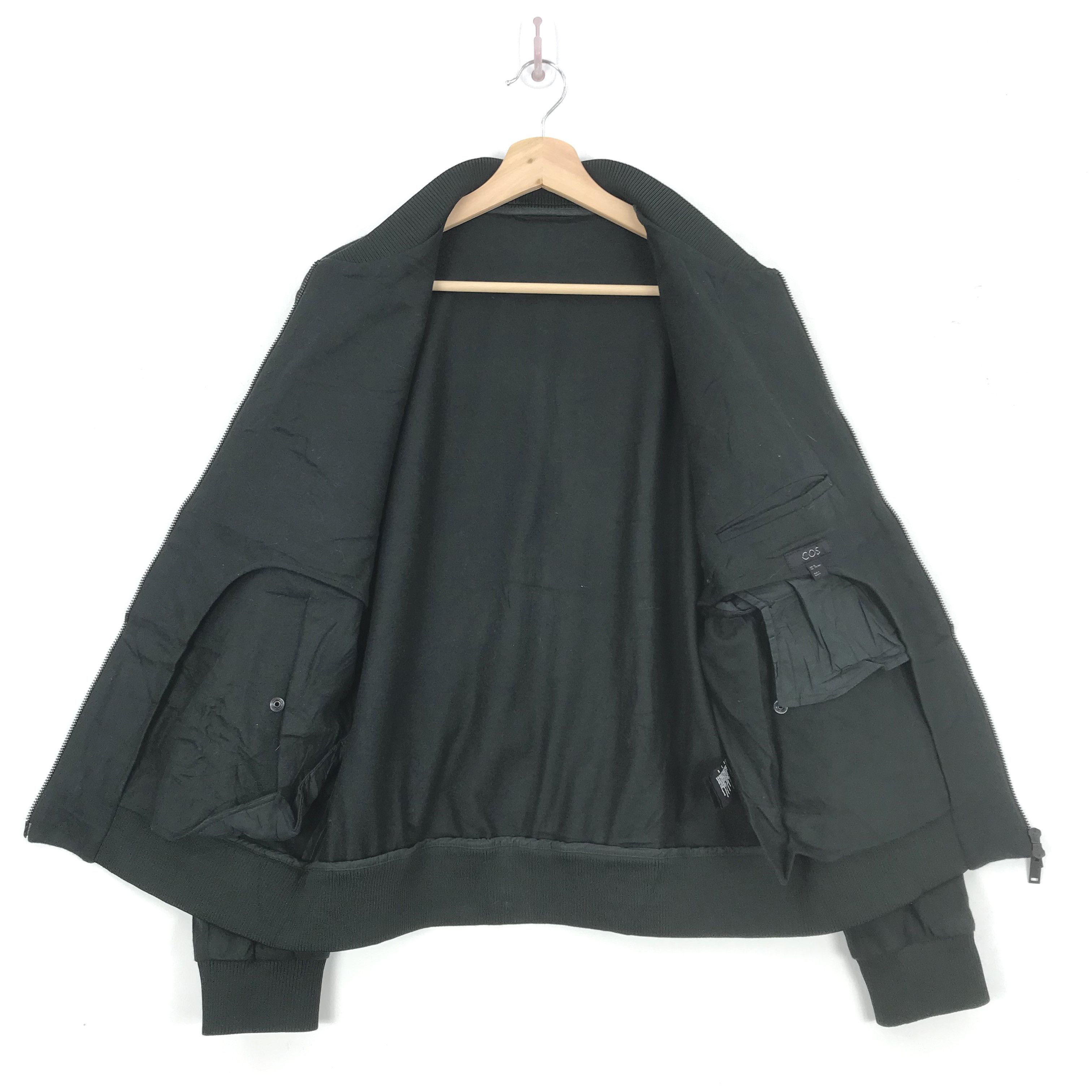 Japanese Brand × Vintage COS Wool Jacket Zipper Bomber Japanese Jacket | BS54508. Size US M / EU 48-50 / 2 - 3 Thumbnail