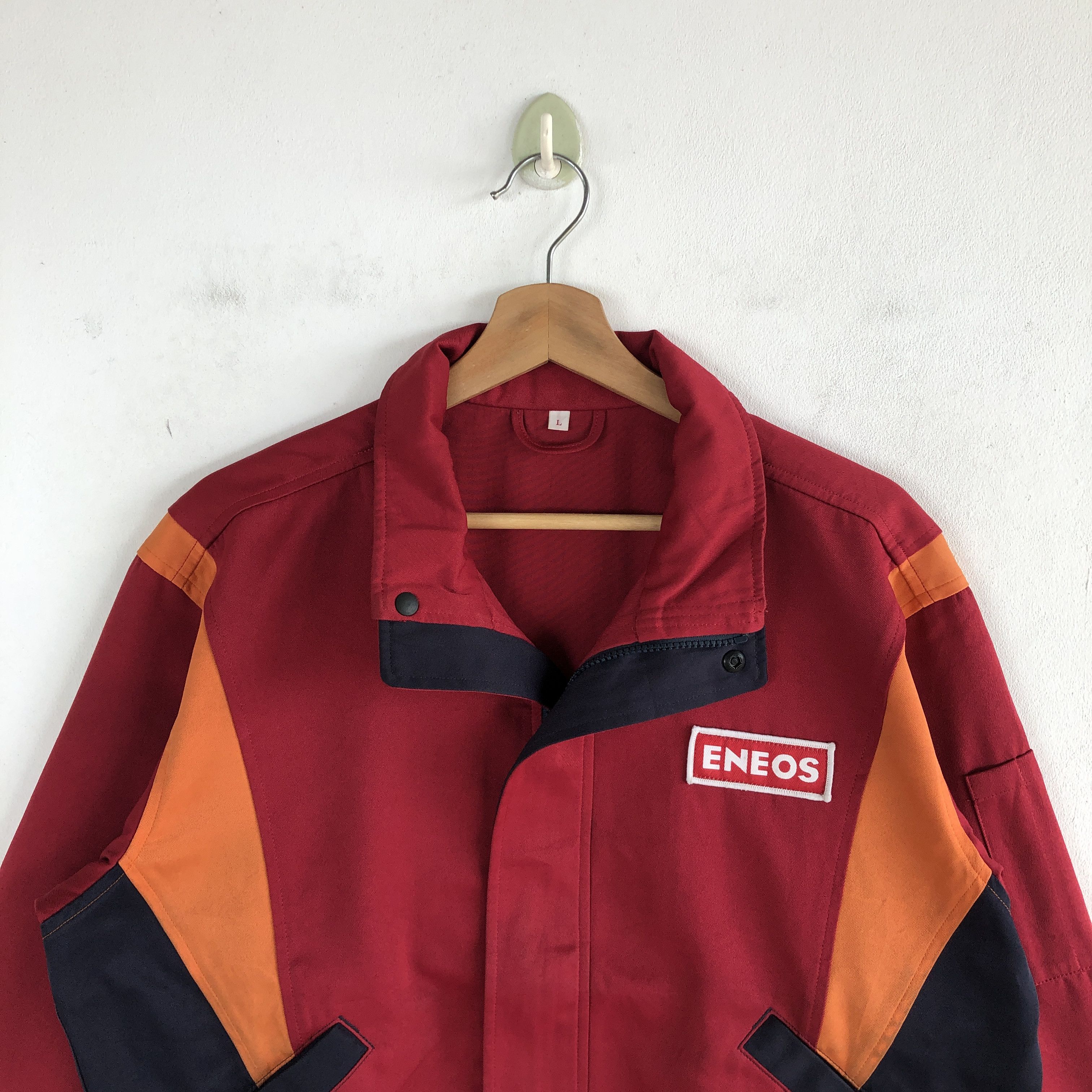 Japanese Brand × Vintage Vintage 90s Eneos Jacket Japanese Racing Spirit Jackets Size US L / EU 52-54 / 3 - 8 Thumbnail
