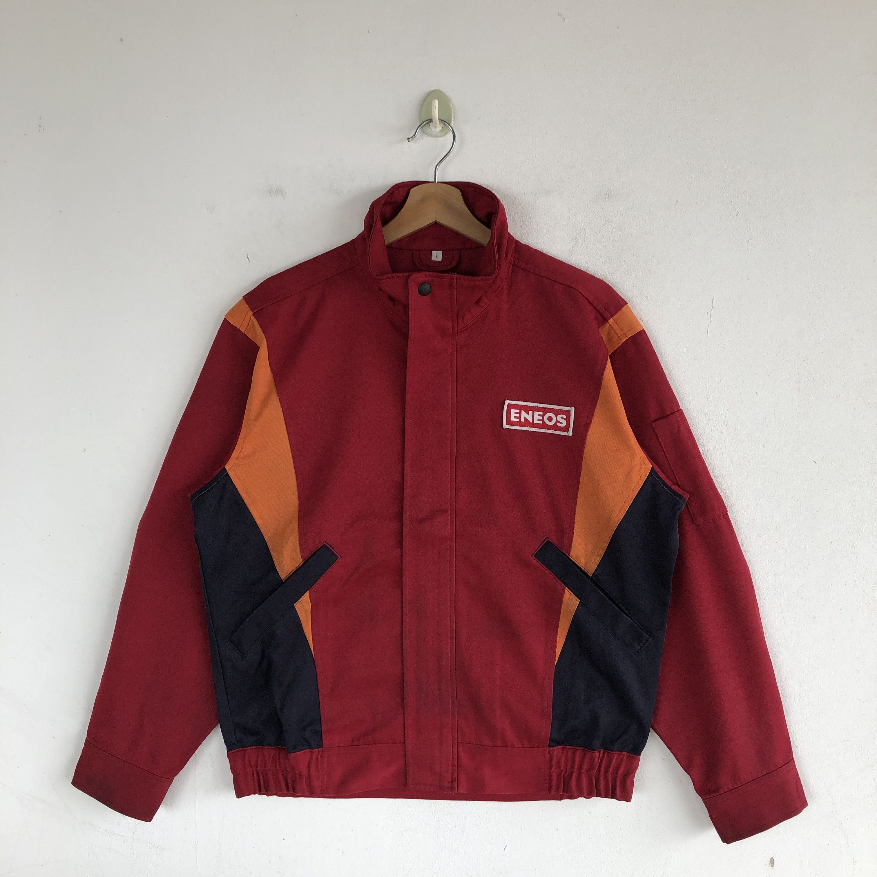 Japanese Brand × Vintage Vintage 90s Eneos Jacket Japanese Racing Spirit Jackets Size US L / EU 52-54 / 3 - 2 Thumbnail