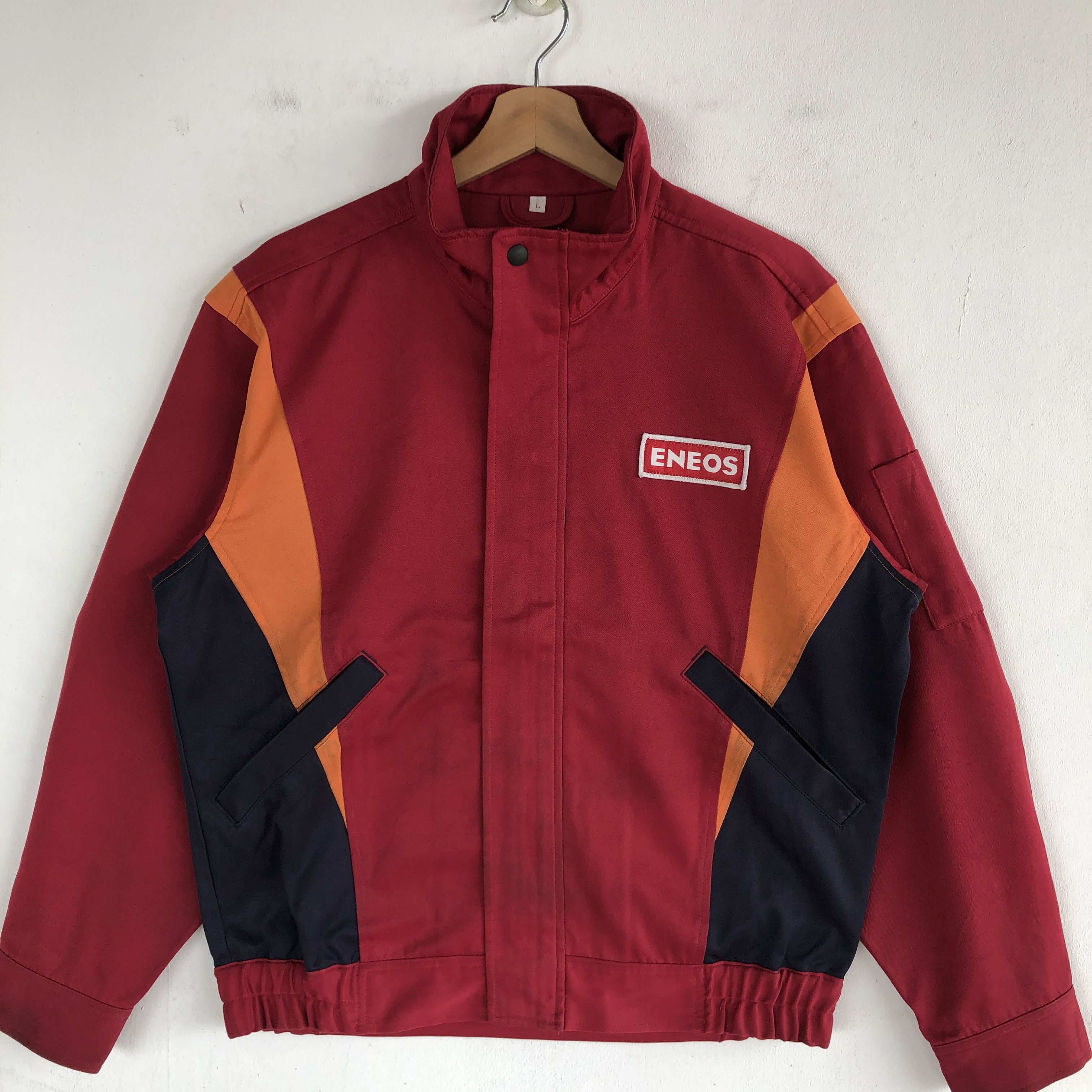 Japanese Brand × Vintage Vintage 90s Eneos Jacket Japanese Racing Spirit Jackets Size US L / EU 52-54 / 3 - 4 Thumbnail