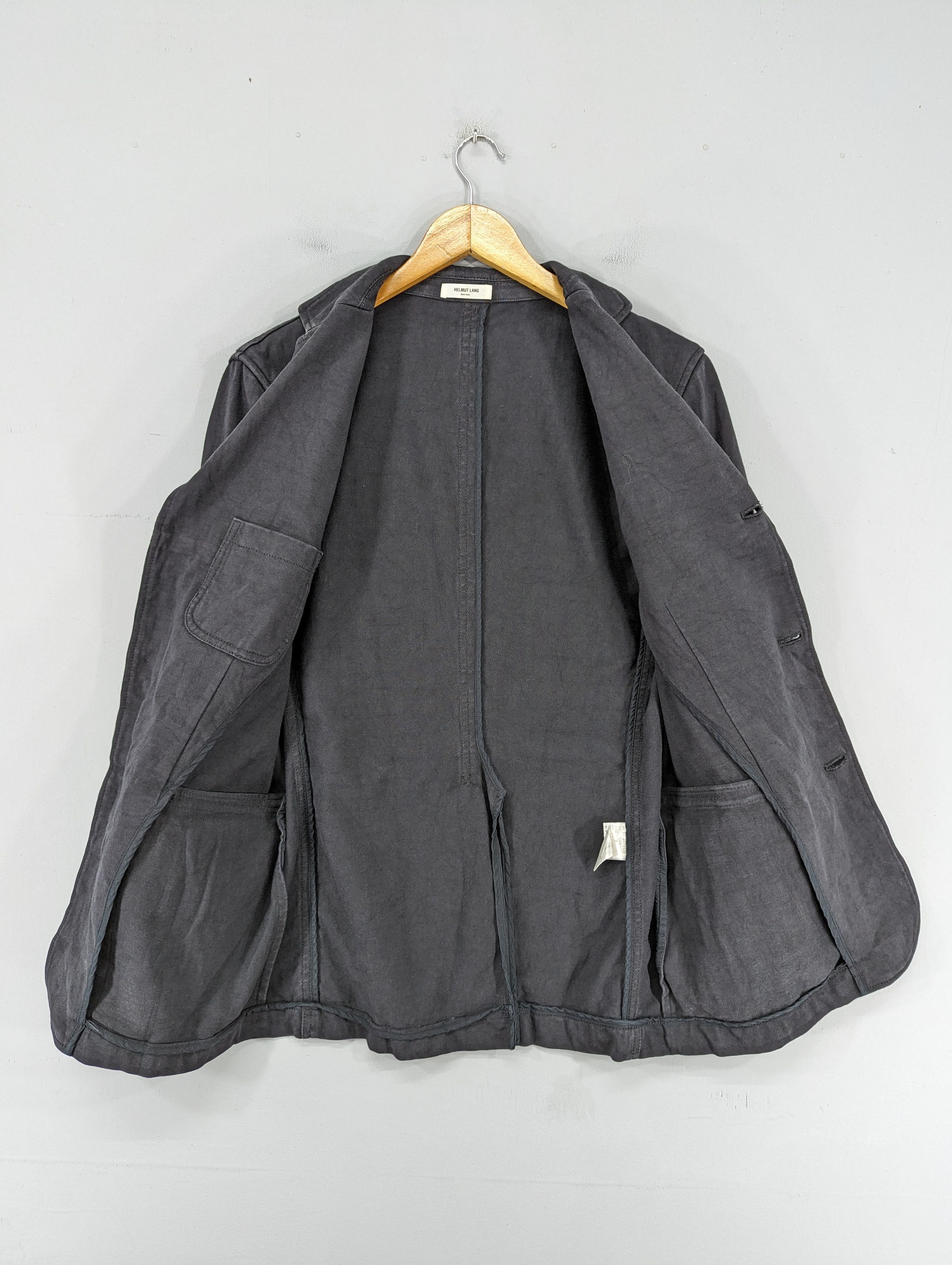 Helmut Lang 💥RARE💥Helmut Lang Faded Black Blazer Jacket Size US M / EU 48-50 / 2 - 5 Thumbnail