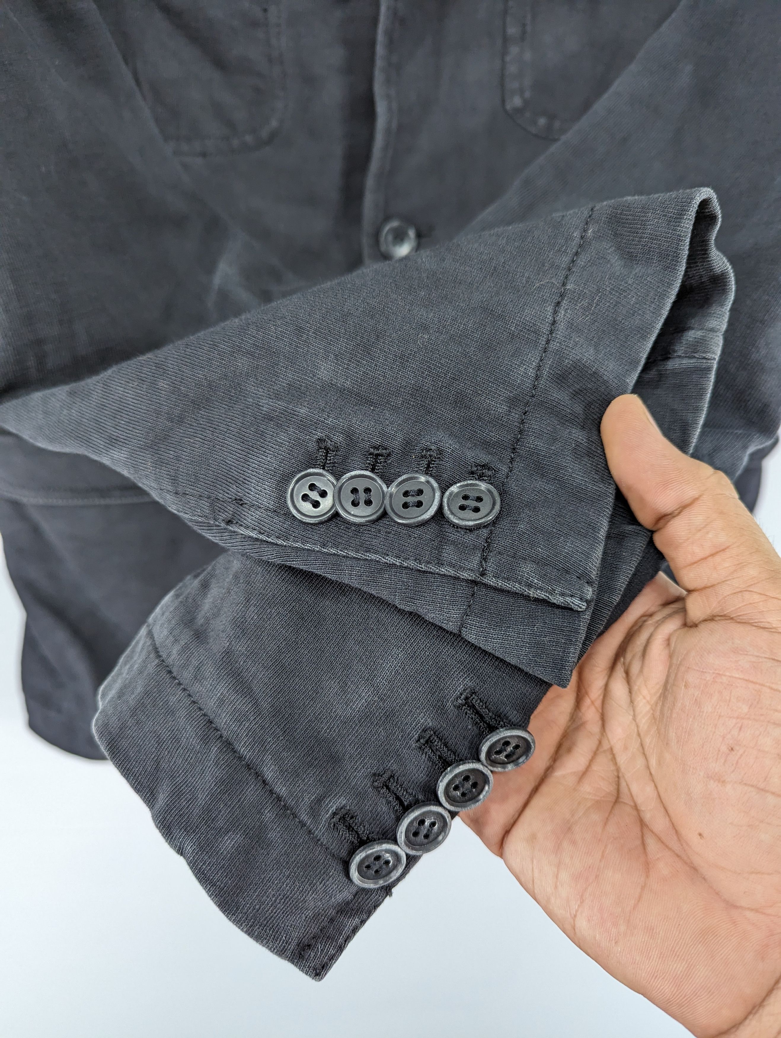 Helmut Lang 💥RARE💥Helmut Lang Faded Black Blazer Jacket Size US M / EU 48-50 / 2 - 6 Thumbnail