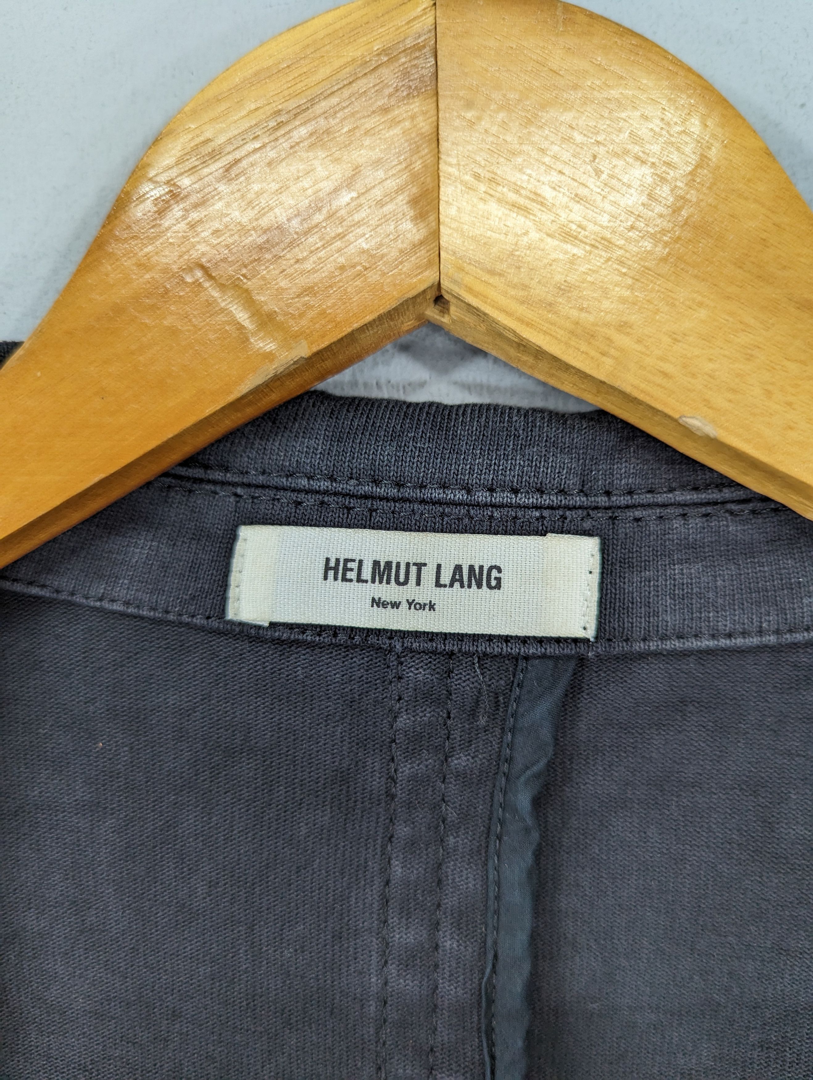 Helmut Lang 💥RARE💥Helmut Lang Faded Black Blazer Jacket Size US M / EU 48-50 / 2 - 7 Thumbnail
