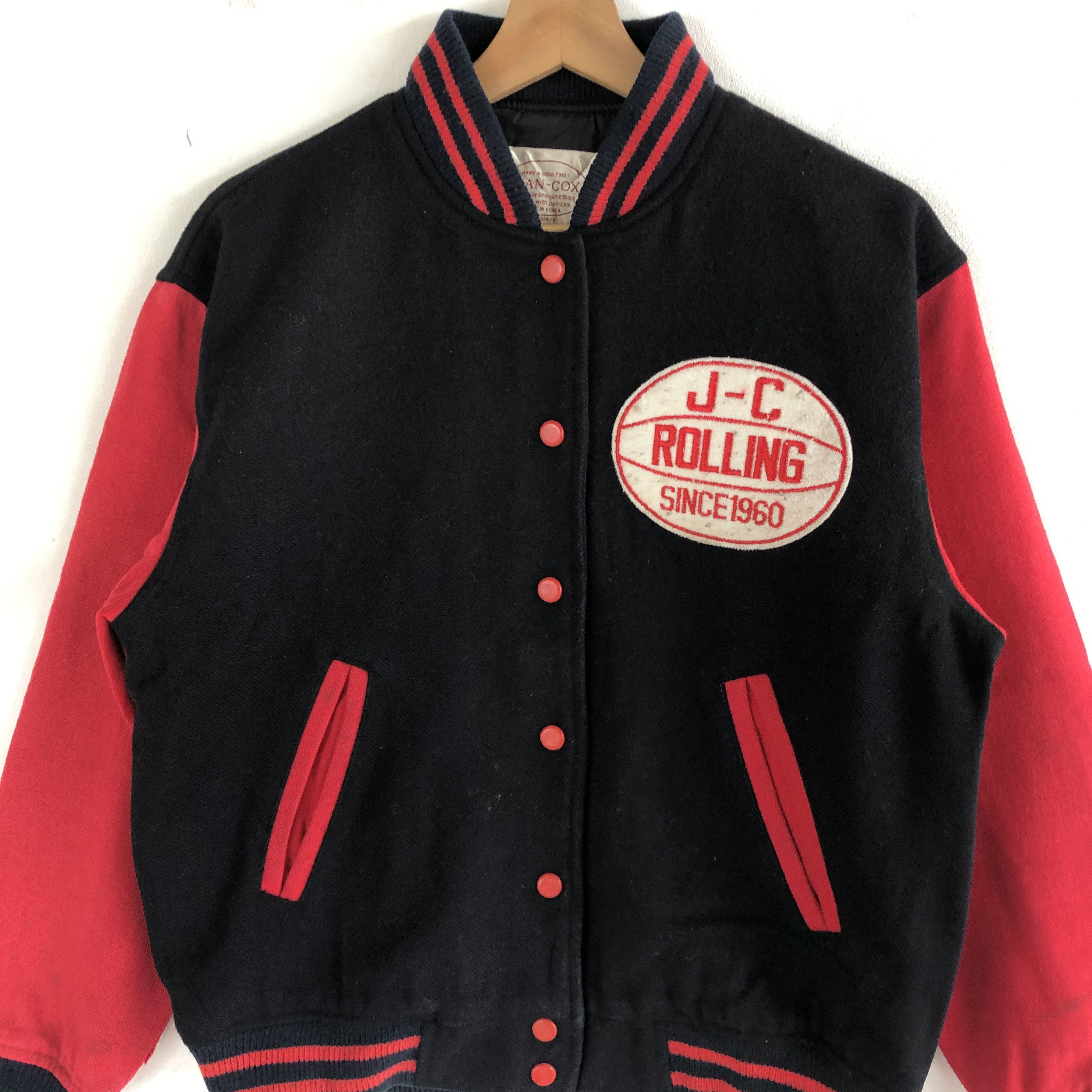 Vintage Vintage Jean Cox Varsity Jacket Letterman Wool Jackets Size US L / EU 52-54 / 3 - 4 Thumbnail