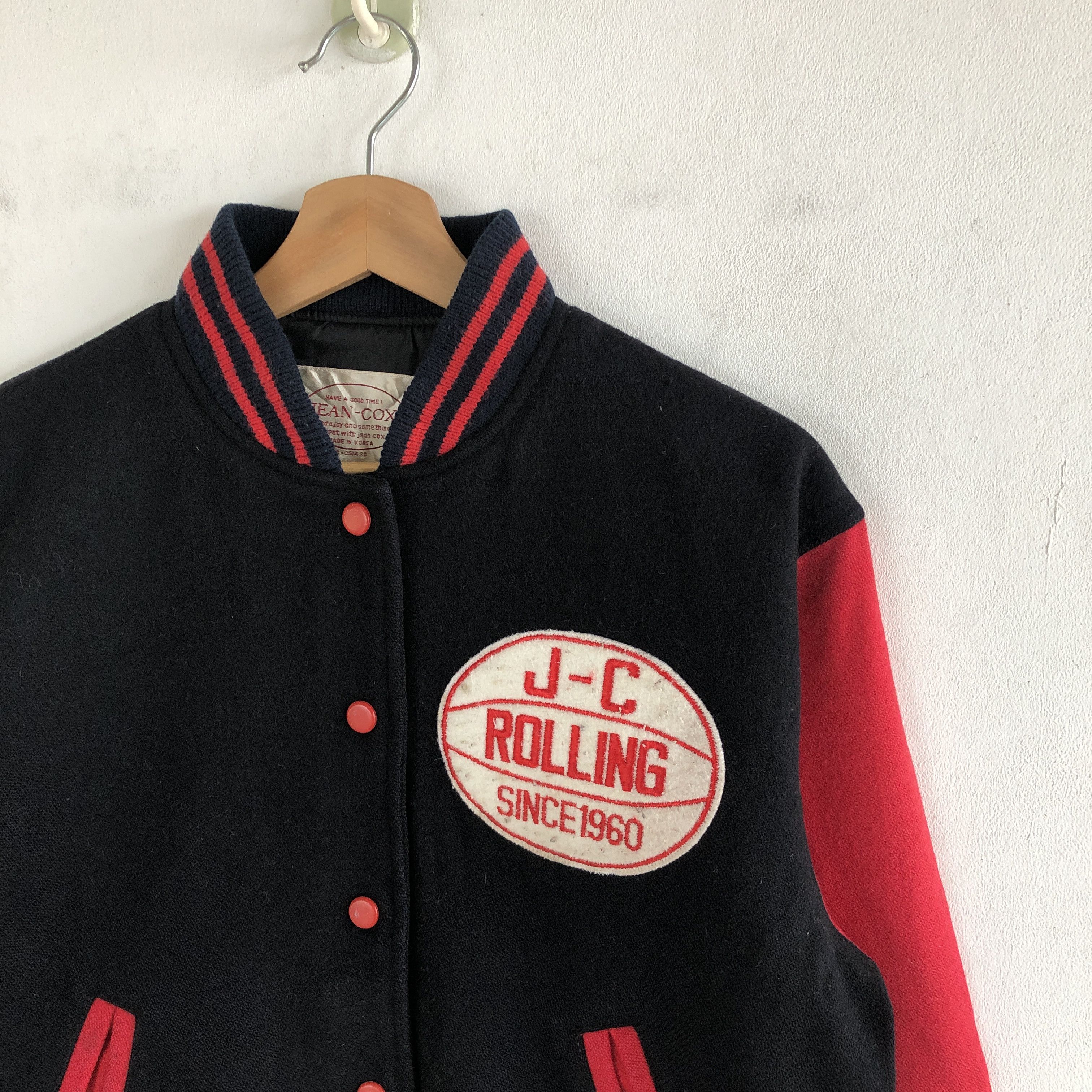 Vintage Vintage Jean Cox Varsity Jacket Letterman Wool Jackets Size US L / EU 52-54 / 3 - 5 Thumbnail