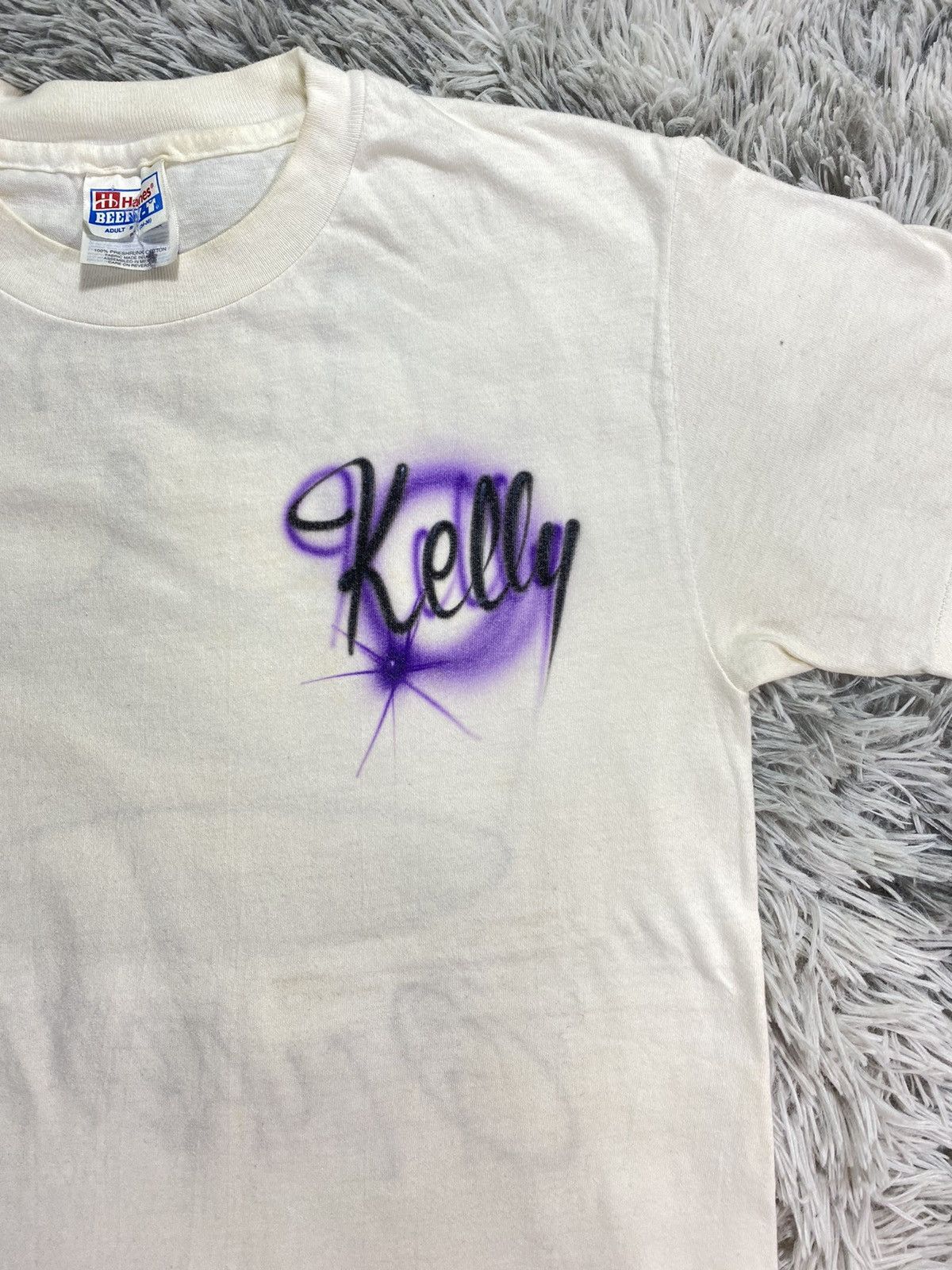 Hanes × Vintage Vintage Movie 90s 80s Kelly Actor Queen White T Shirt Size S Size US S / EU 44-46 / 1 - 2 Thumbnail
