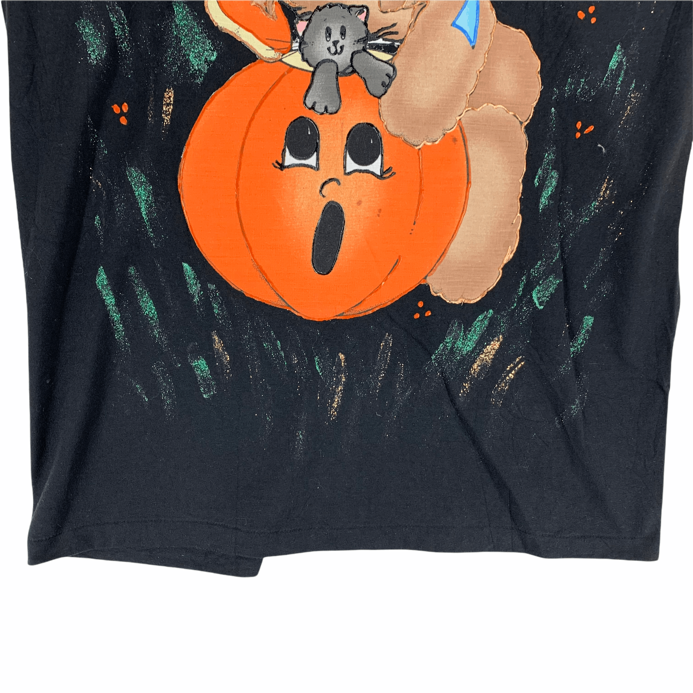 Hanes Vintage Halloween Pumpkin Hanes Tees #3380-120 Size US L / EU 52-54 / 3 - 4 Thumbnail