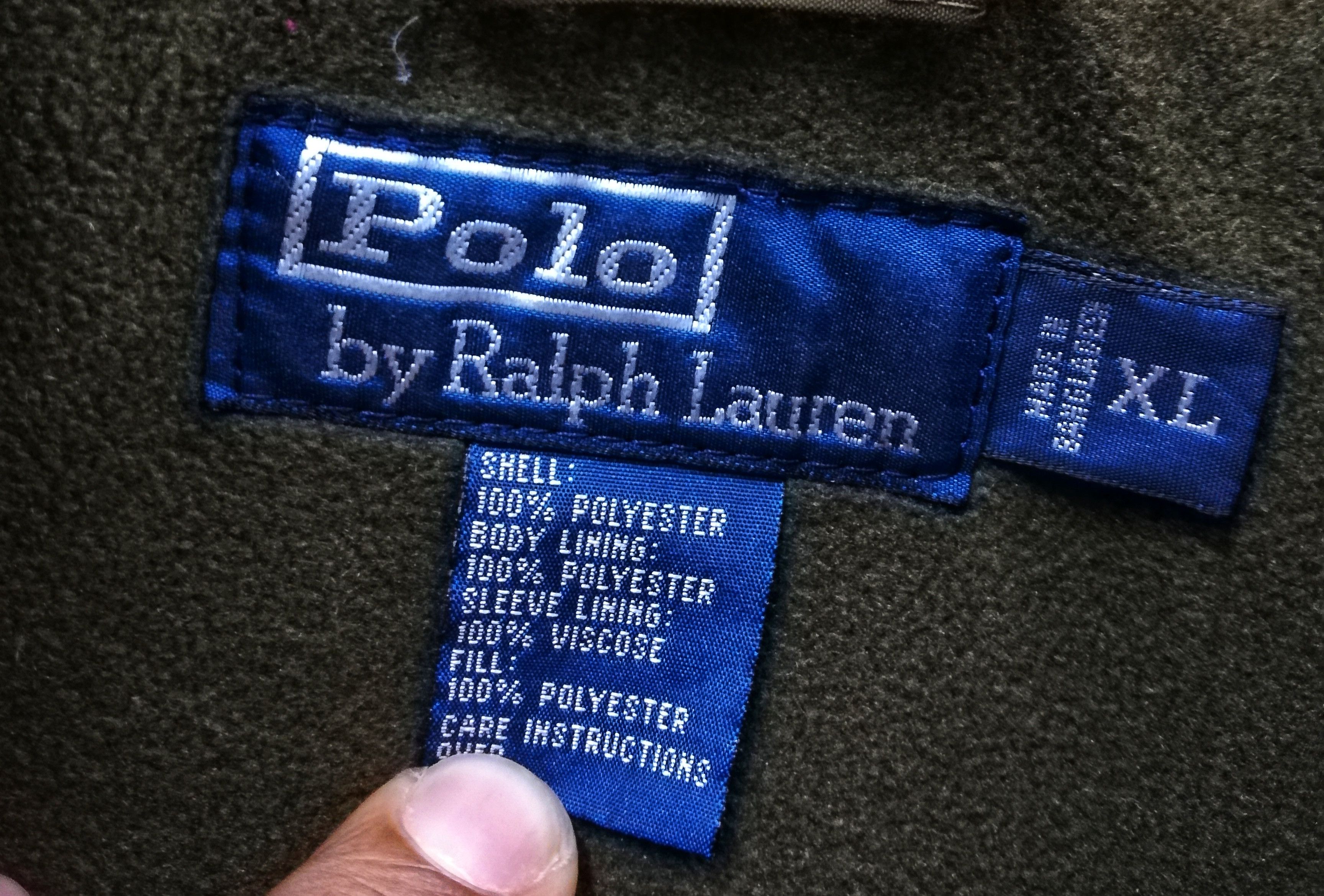 Polo Ralph Lauren × Ralph Lauren × Vintage 🔥Polo by Ralph Lauren Warm With Jacket Hoodie Zipper🔥 Size US XL / EU 56 / 4 - 9 Thumbnail