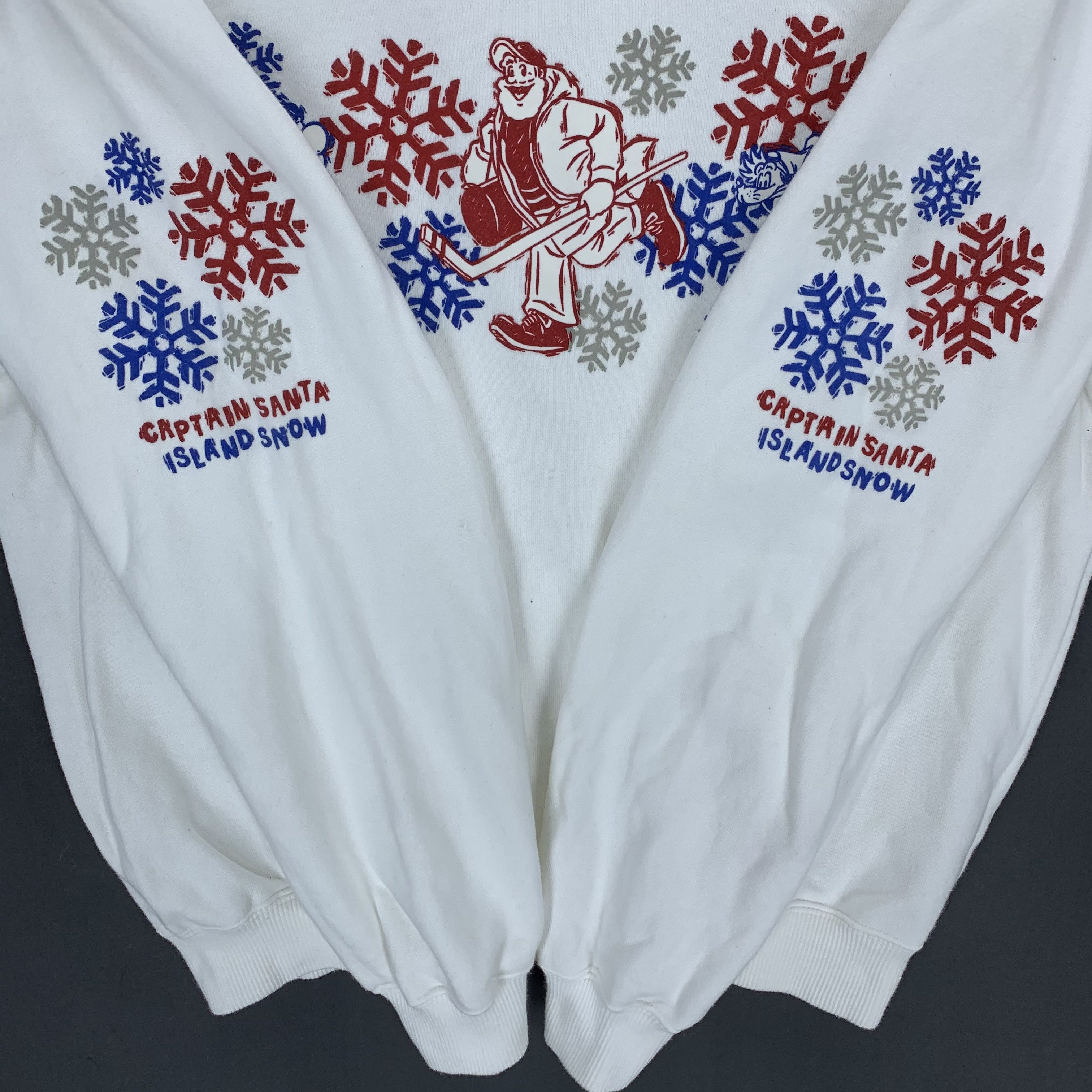 Japanese Brand Captain Santa Island Snow Big Logo Sweatshirt #3033-72 Size US L / EU 52-54 / 3 - 5 Thumbnail
