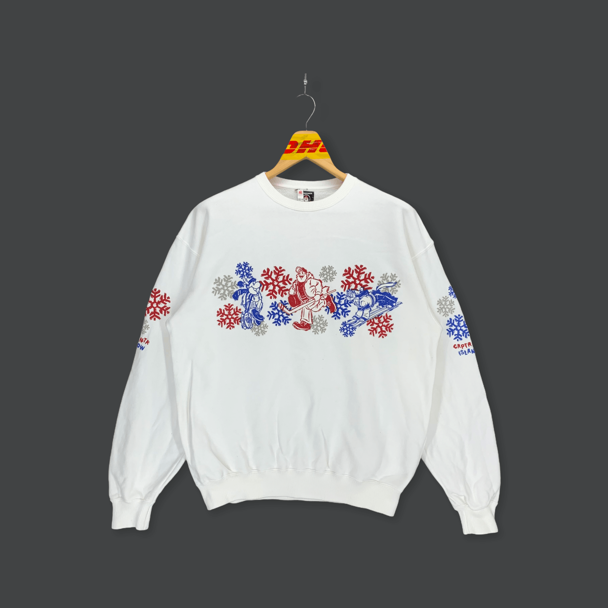 Japanese Brand Captain Santa Island Snow Big Logo Sweatshirt #3033-72 Size US L / EU 52-54 / 3 - 1 Thumbnail