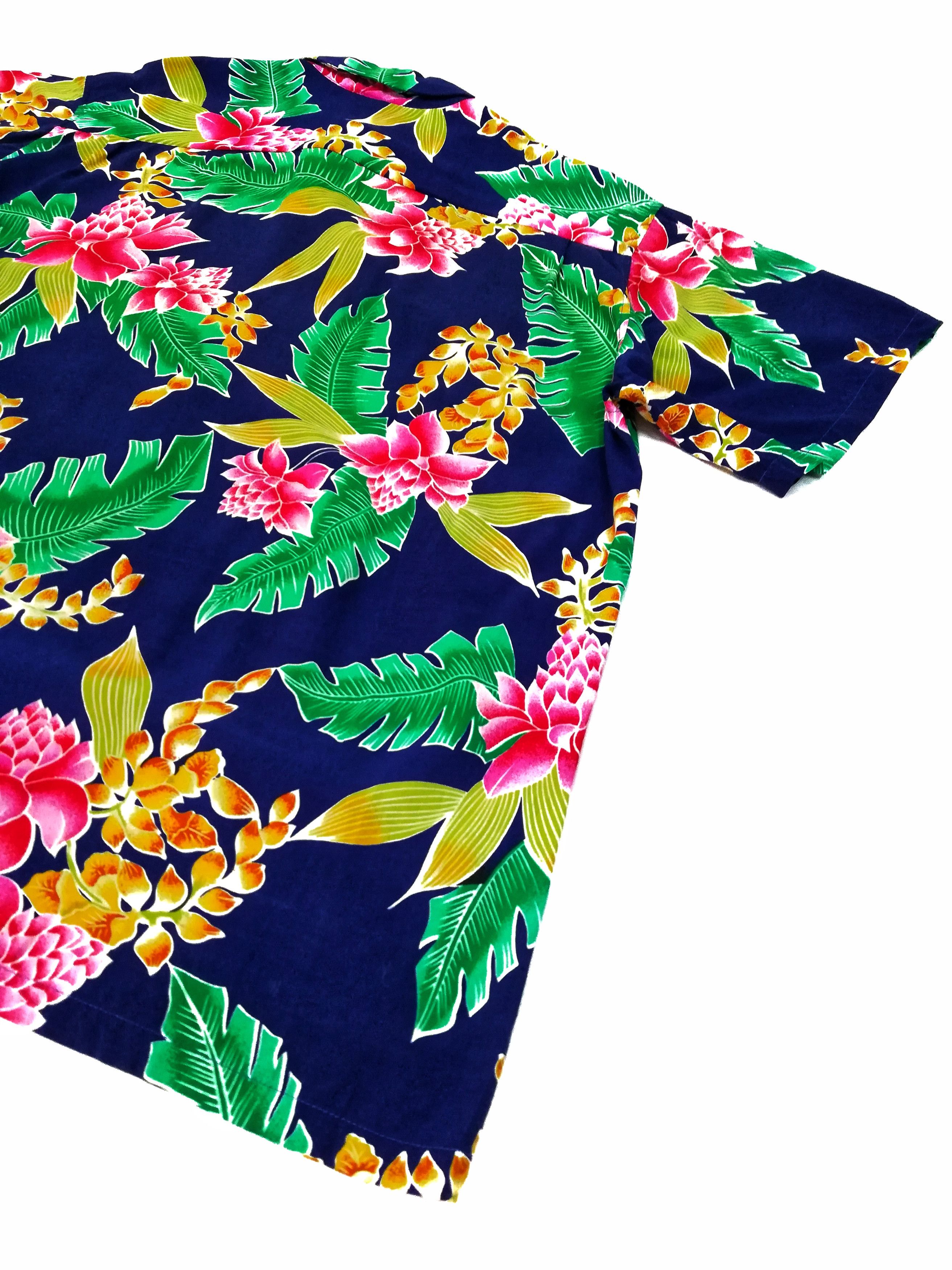 Vintage 🔥Hawaii Rayon Design Iconic Style Prada Viscose Hibiscus🔥 Size US L / EU 52-54 / 3 - 10 Thumbnail