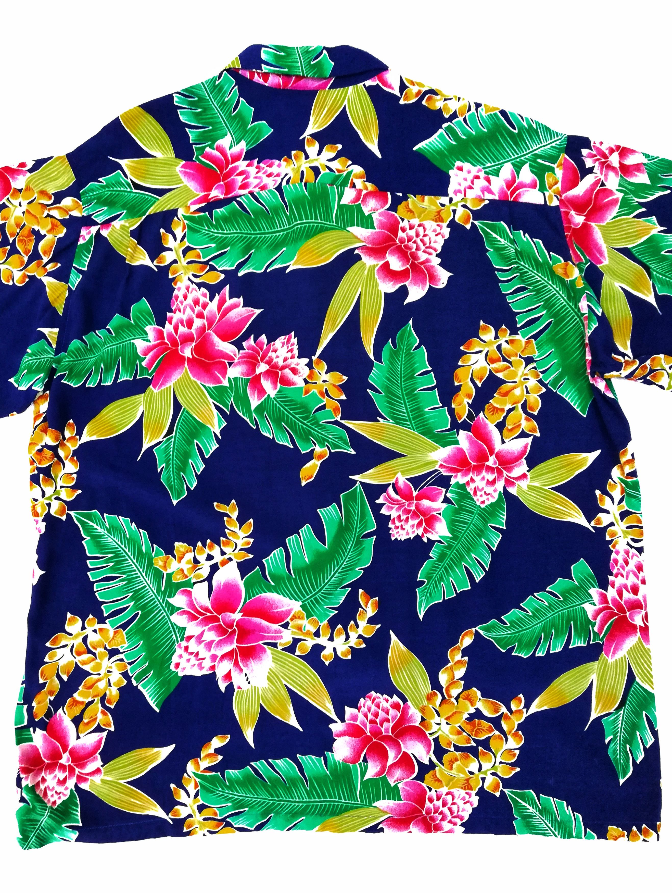 Vintage 🔥Hawaii Rayon Design Iconic Style Prada Viscose Hibiscus🔥 Size US L / EU 52-54 / 3 - 9 Thumbnail
