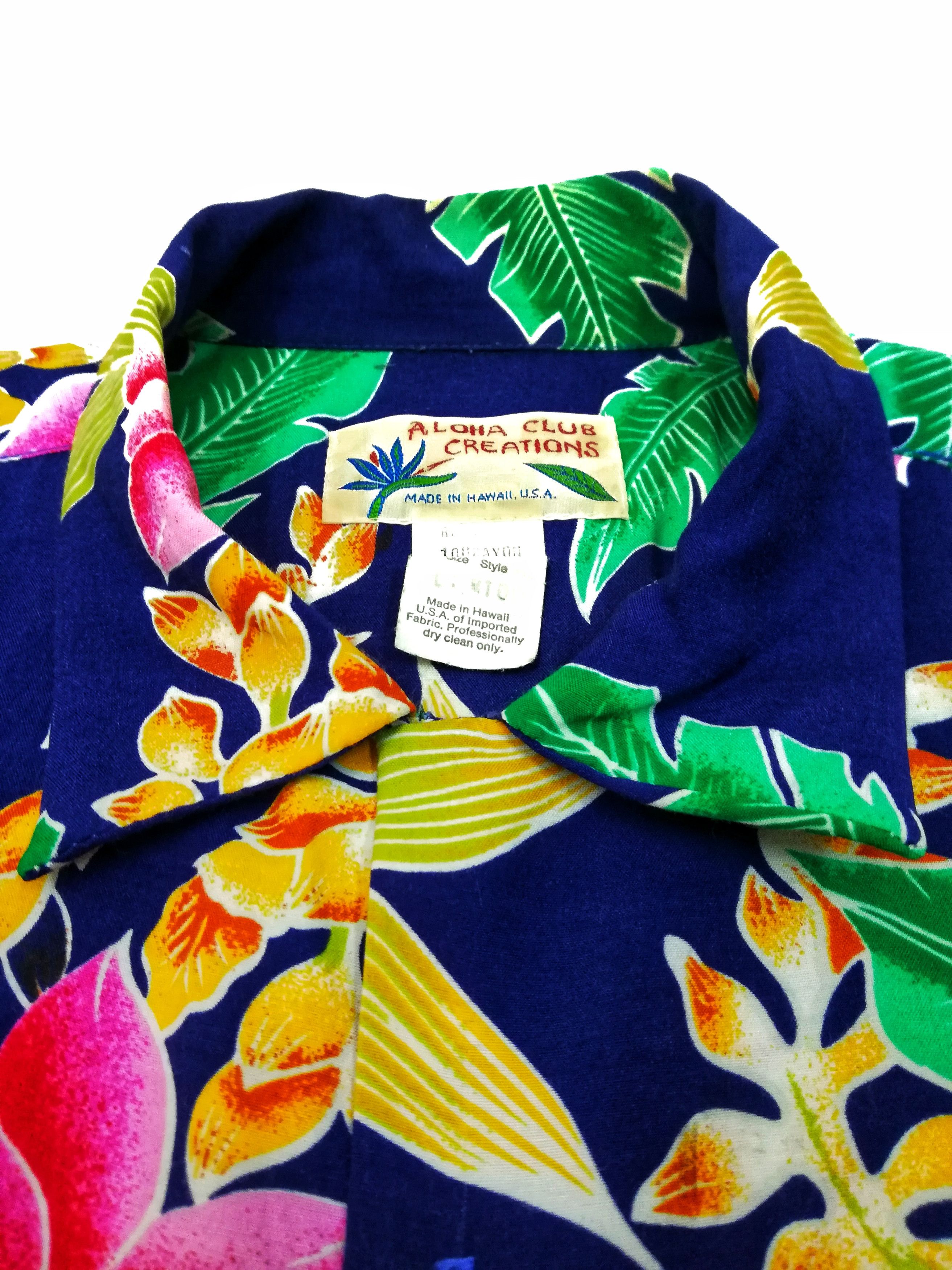 Vintage 🔥Hawaii Rayon Design Iconic Style Prada Viscose Hibiscus🔥 Size US L / EU 52-54 / 3 - 5 Thumbnail