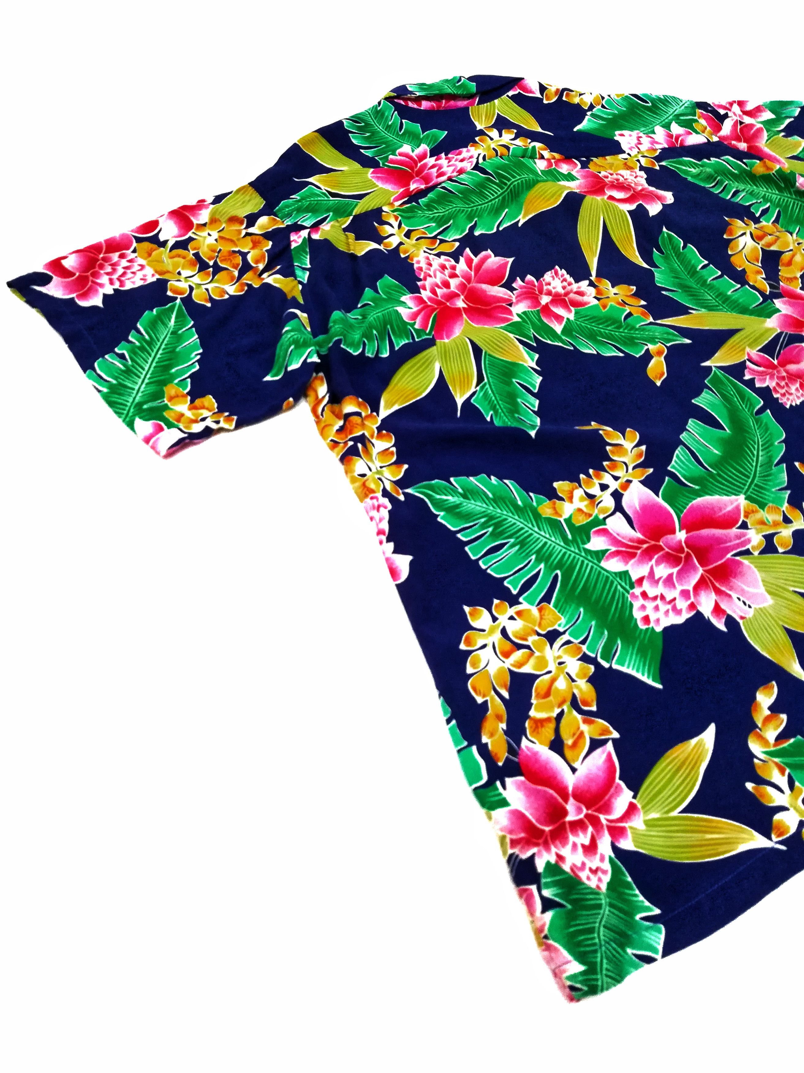Vintage 🔥Hawaii Rayon Design Iconic Style Prada Viscose Hibiscus🔥 Size US L / EU 52-54 / 3 - 11 Thumbnail
