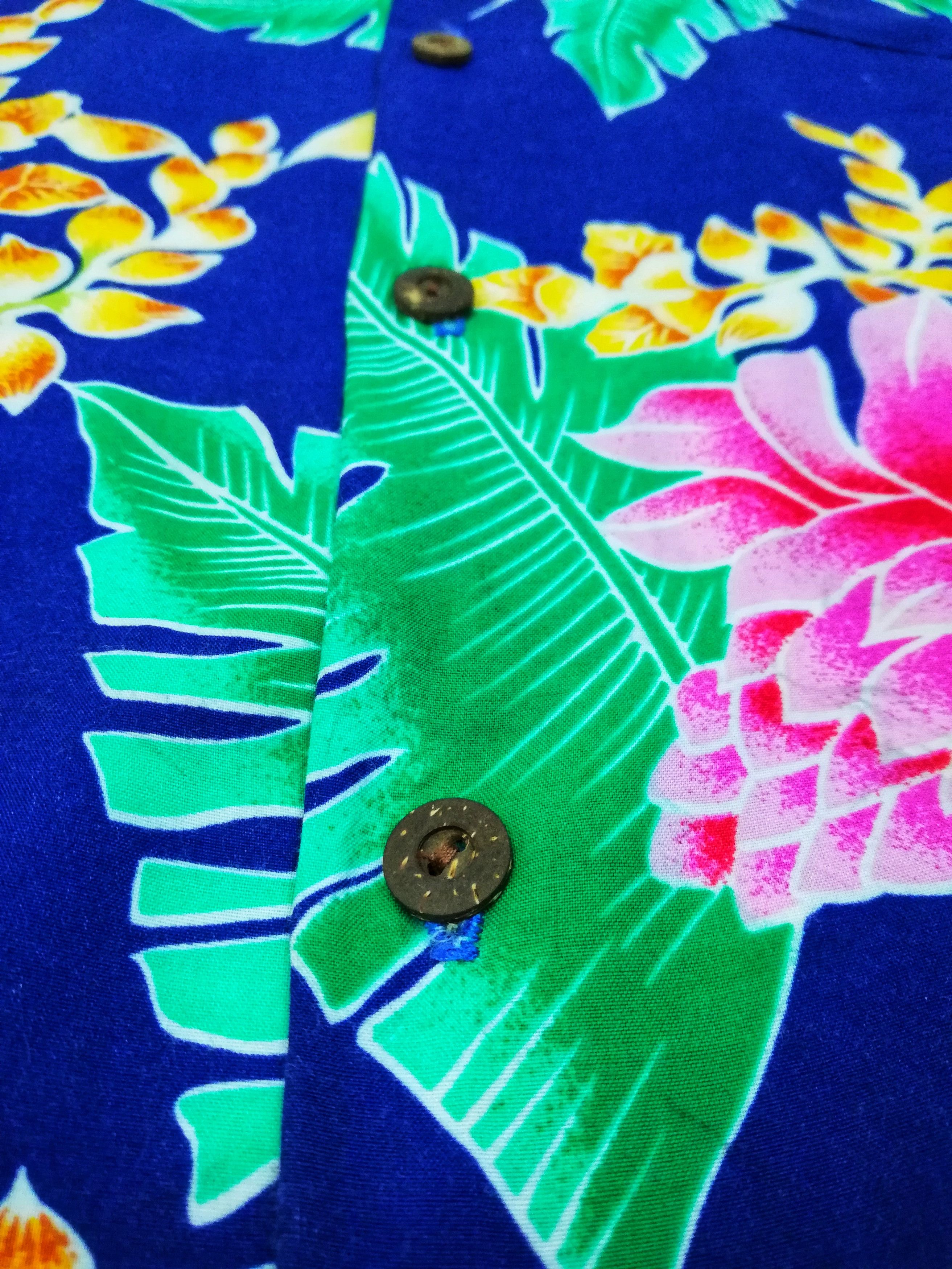 Vintage 🔥Hawaii Rayon Design Iconic Style Prada Viscose Hibiscus🔥 Size US L / EU 52-54 / 3 - 4 Thumbnail