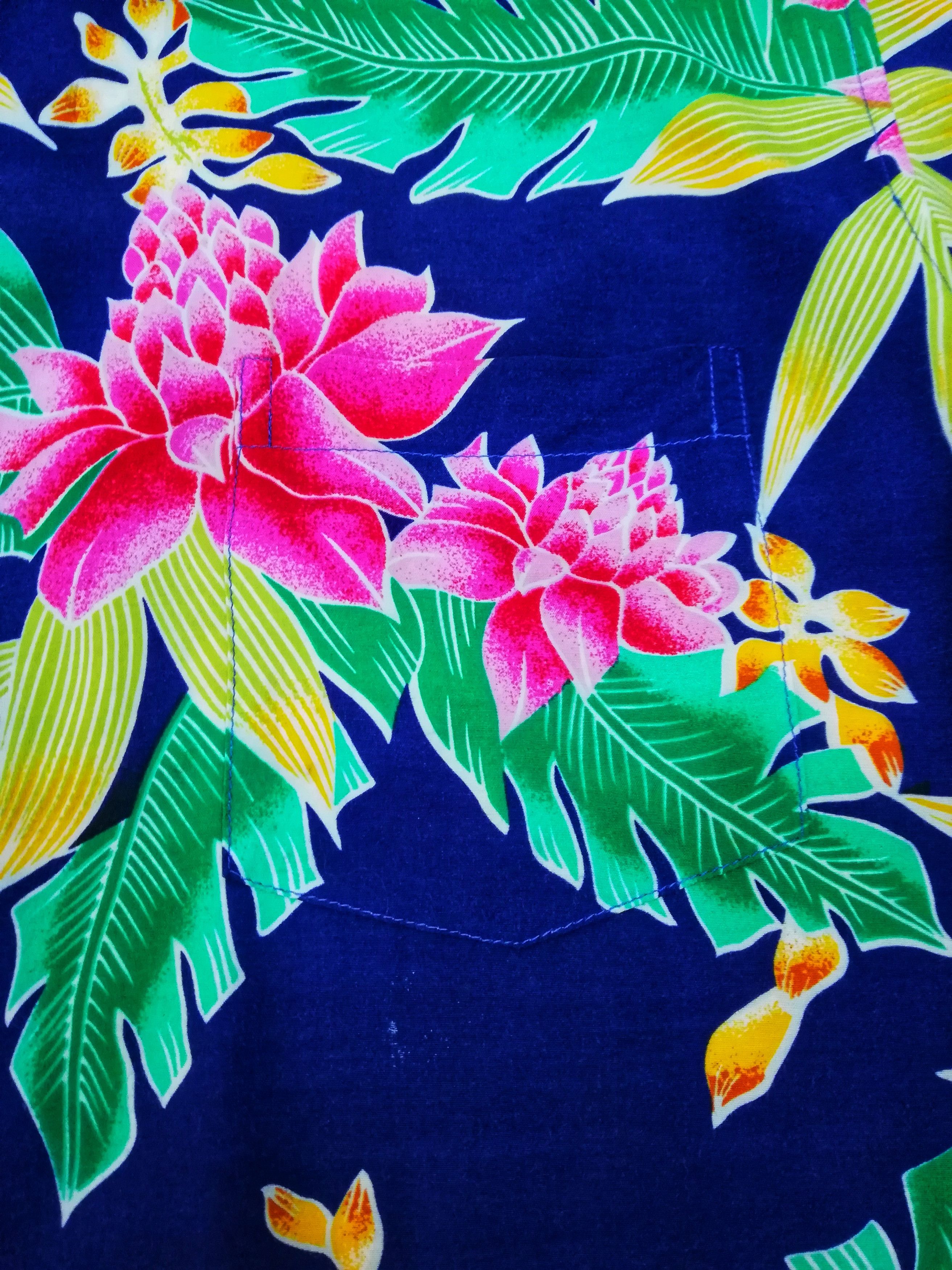 Vintage 🔥Hawaii Rayon Design Iconic Style Prada Viscose Hibiscus🔥 Size US L / EU 52-54 / 3 - 7 Thumbnail