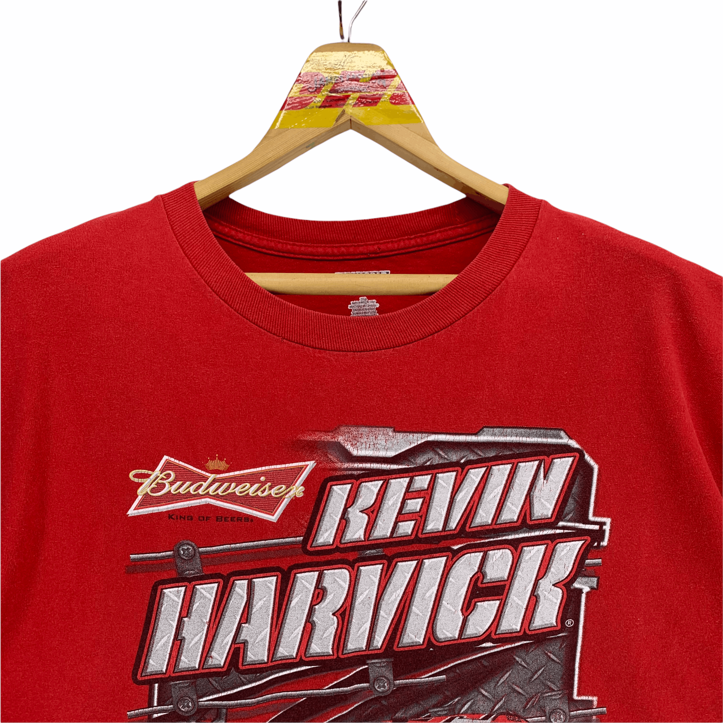 Budweiser Nascar Kevin Harvick Big Size Tee 3XL #3272-117 Size US XXL / EU 58 / 5 - 2 Thumbnail