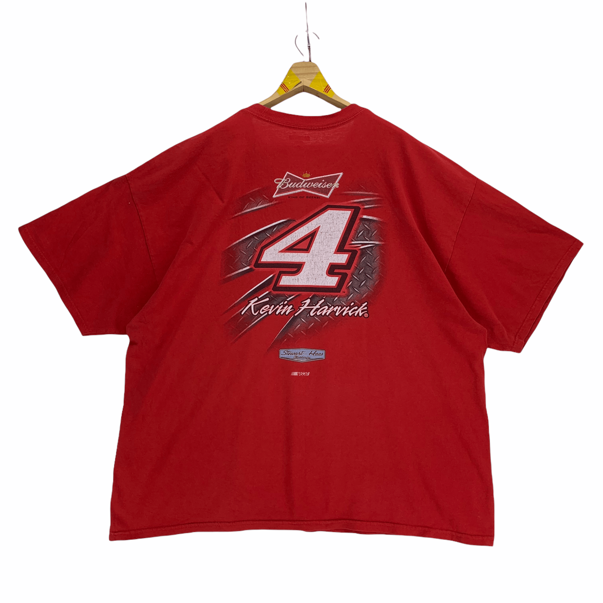Budweiser Nascar Kevin Harvick Big Size Tee 3XL #3272-117 Size US XXL / EU 58 / 5 - 5 Thumbnail
