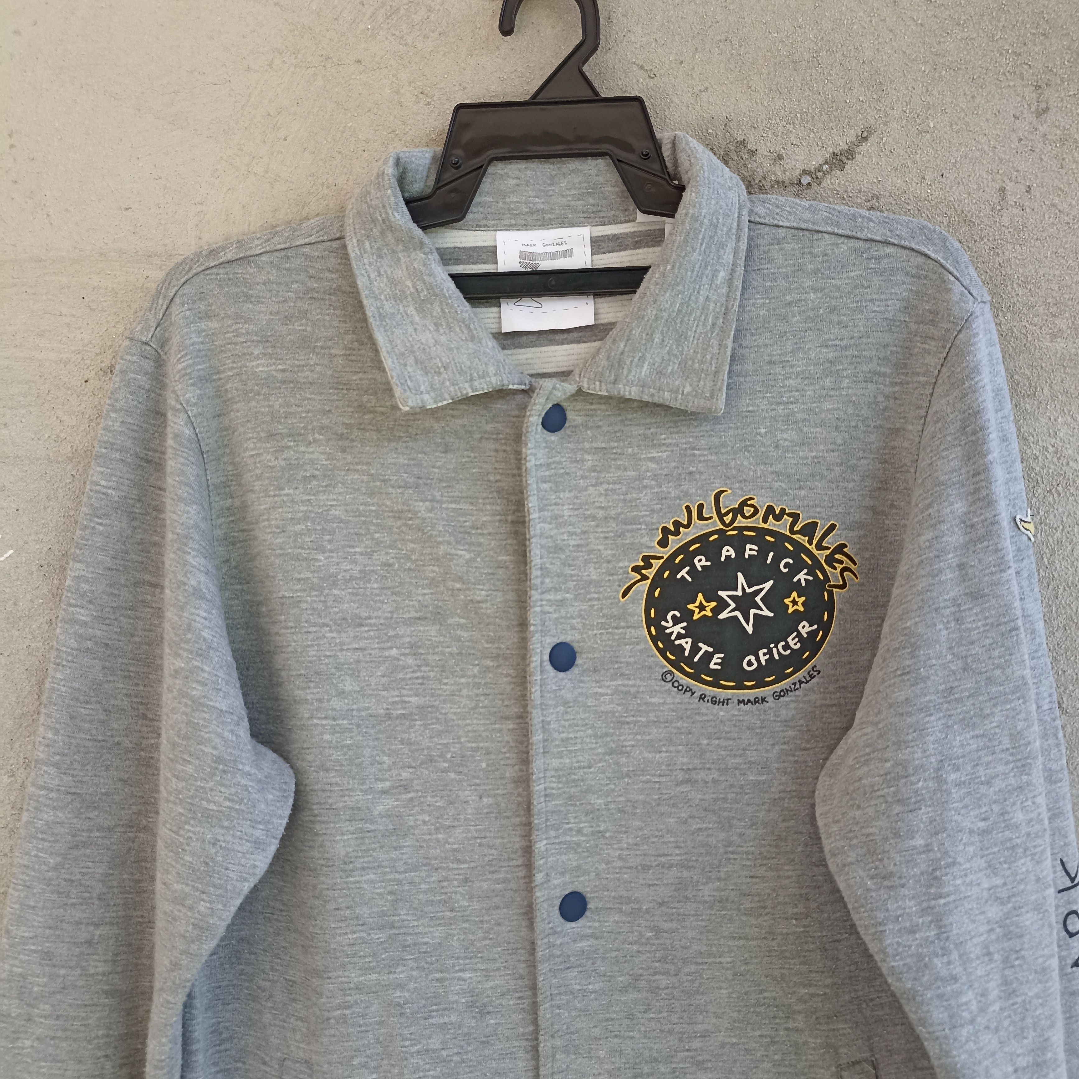 Welcome Skateboards Mark Gonzales Trafick Skates Officer Sweater Size US M / EU 48-50 / 2 - 2 Thumbnail