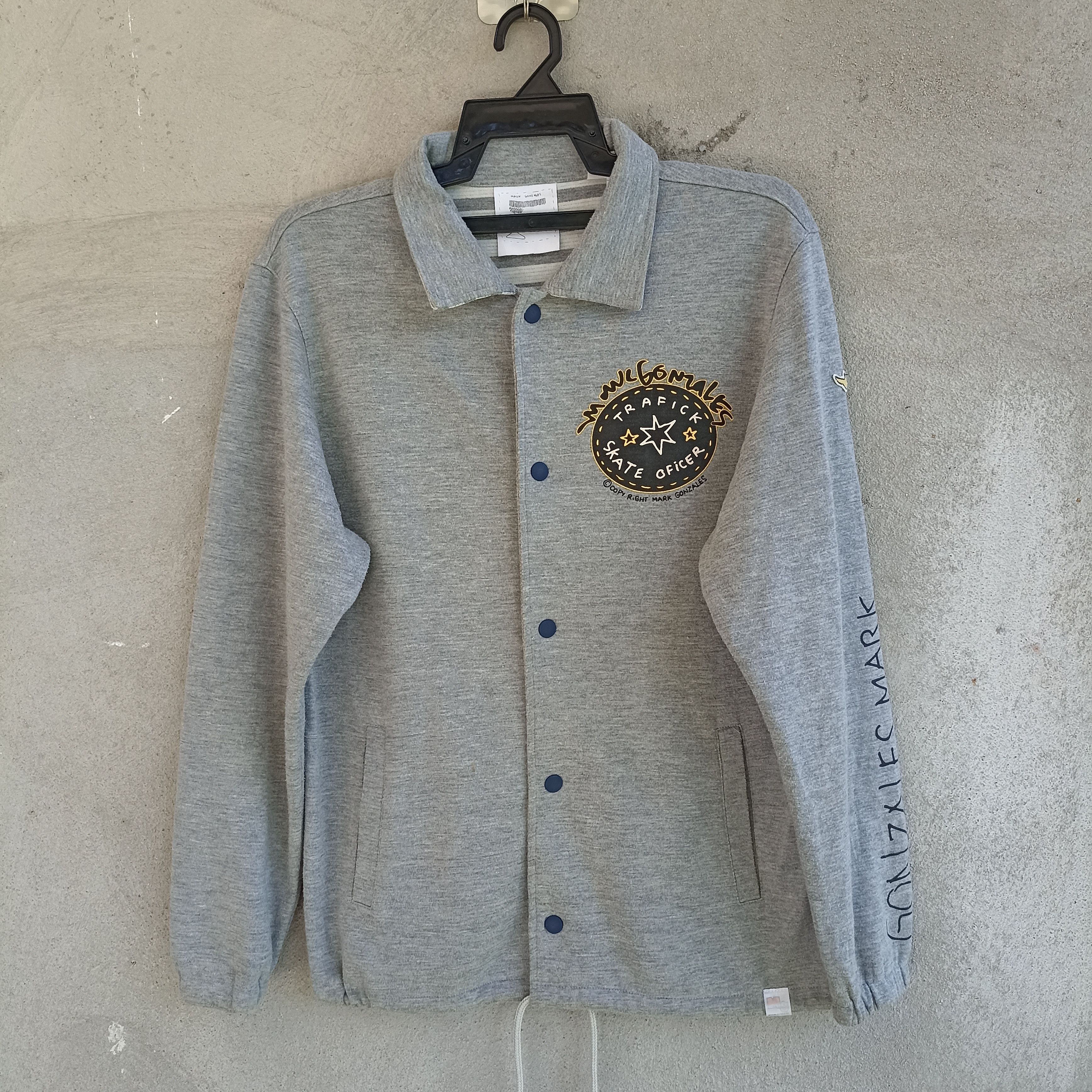 Welcome Skateboards Mark Gonzales Trafick Skates Officer Sweater Size US M / EU 48-50 / 2 - 1 Thumbnail