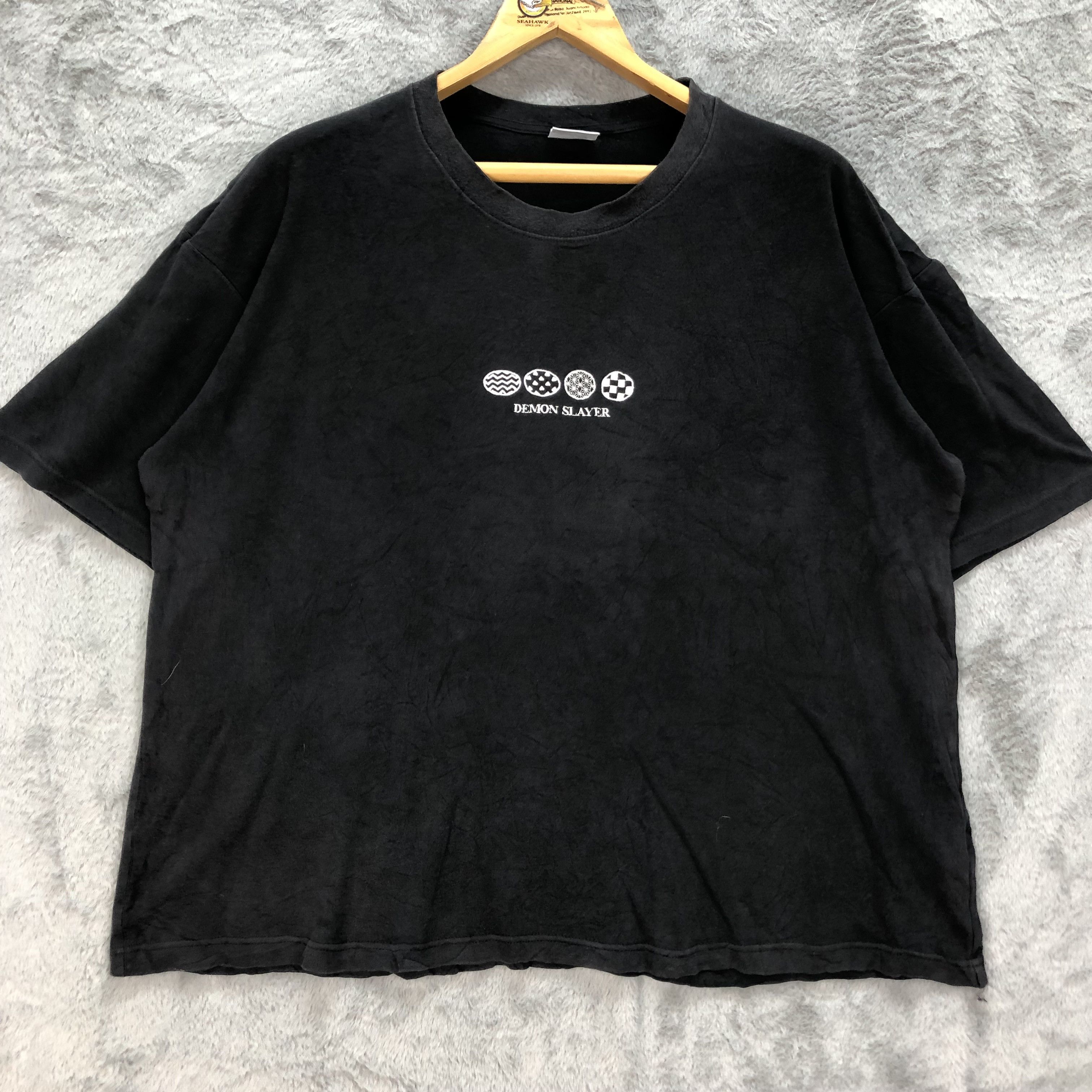 Anime Anime DEMON SLAYER Oversized Cropped Tees #4760-167 Size L / US 10 / IT 46 - 6 Thumbnail