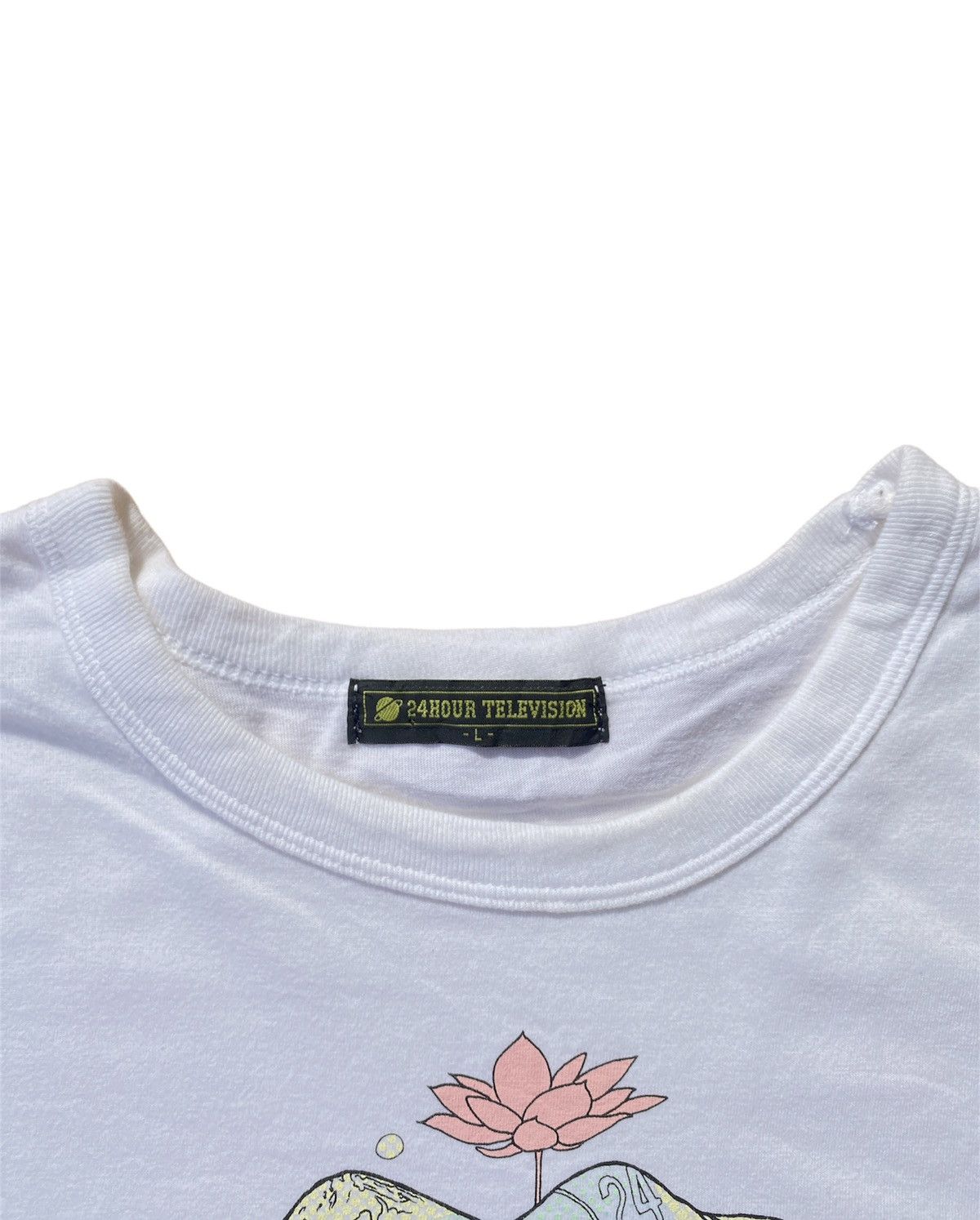 Japanese Brand × Vintage Vintage 90s 24 Hour Television 42 Single Stitch Art Japanese Size US L / EU 52-54 / 3 - 3 Thumbnail