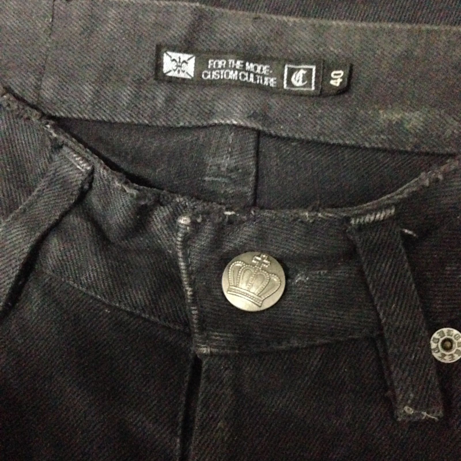 Designer × Japanese Brand Custom culture Embroidery Skull Japanese Eagles Fighting Size US 28 / EU 44 - 6 Thumbnail