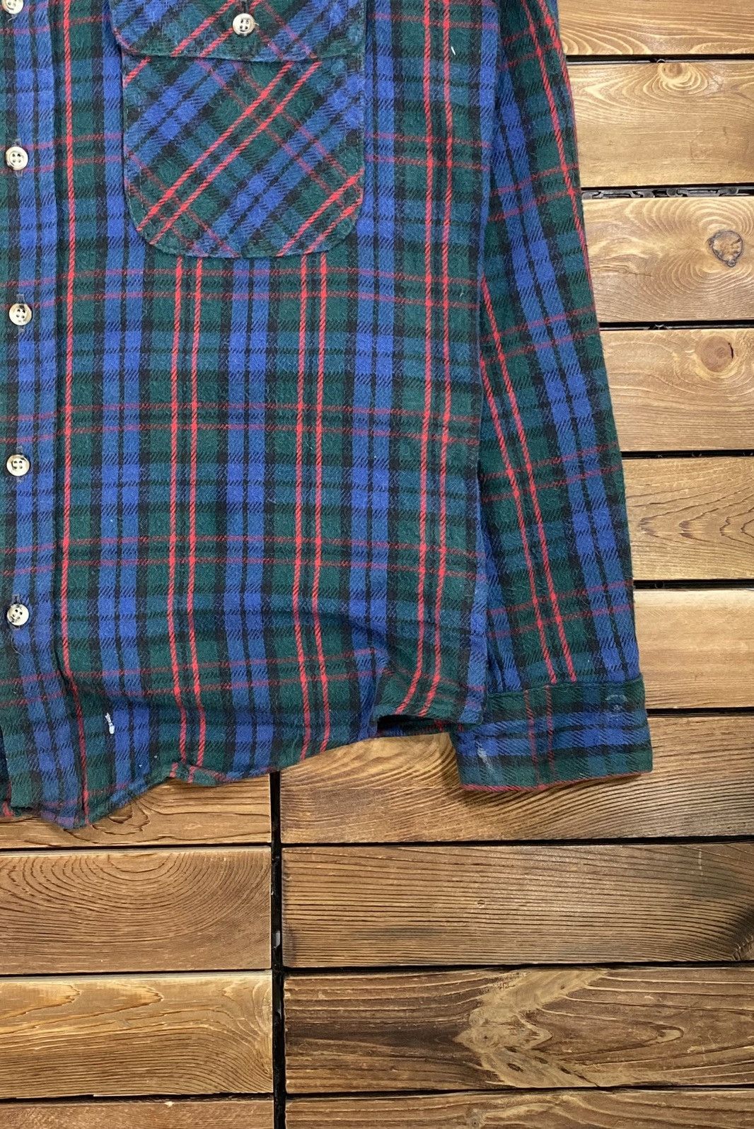 Flannel × Vintage Vintage Flannel Fieldmaster Made In Usa Cotton Size L Size US L / EU 52-54 / 3 - 3 Thumbnail