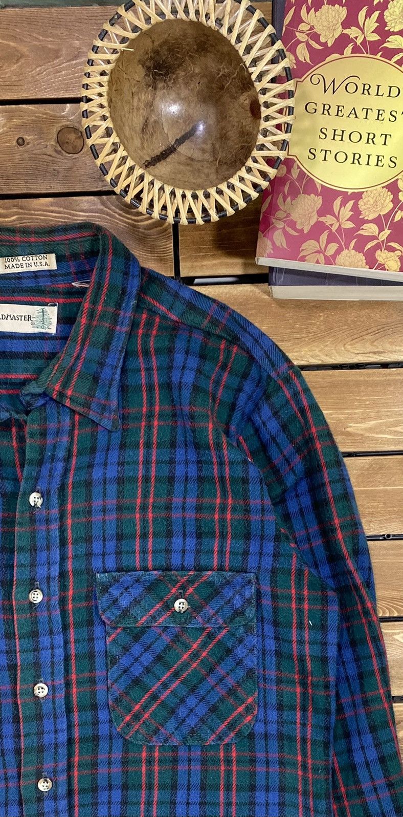 Flannel × Vintage Vintage Flannel Fieldmaster Made In Usa Cotton Size L Size US L / EU 52-54 / 3 - 5 Thumbnail
