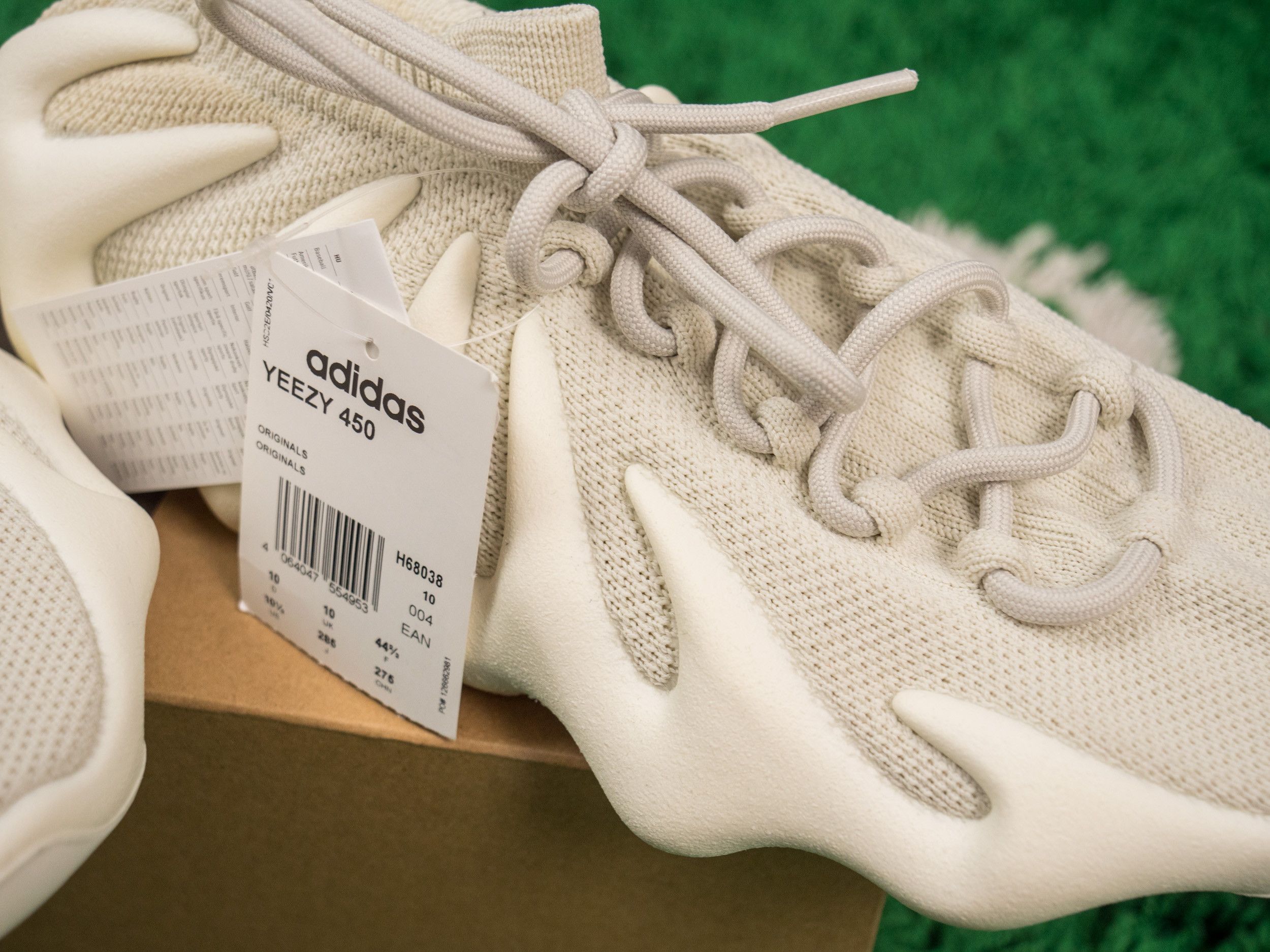 Adidas × Kanye West DS OG YEEZY 450 CLOUD WHITE Size US 10.5 / EU 43-44 - 5 Thumbnail