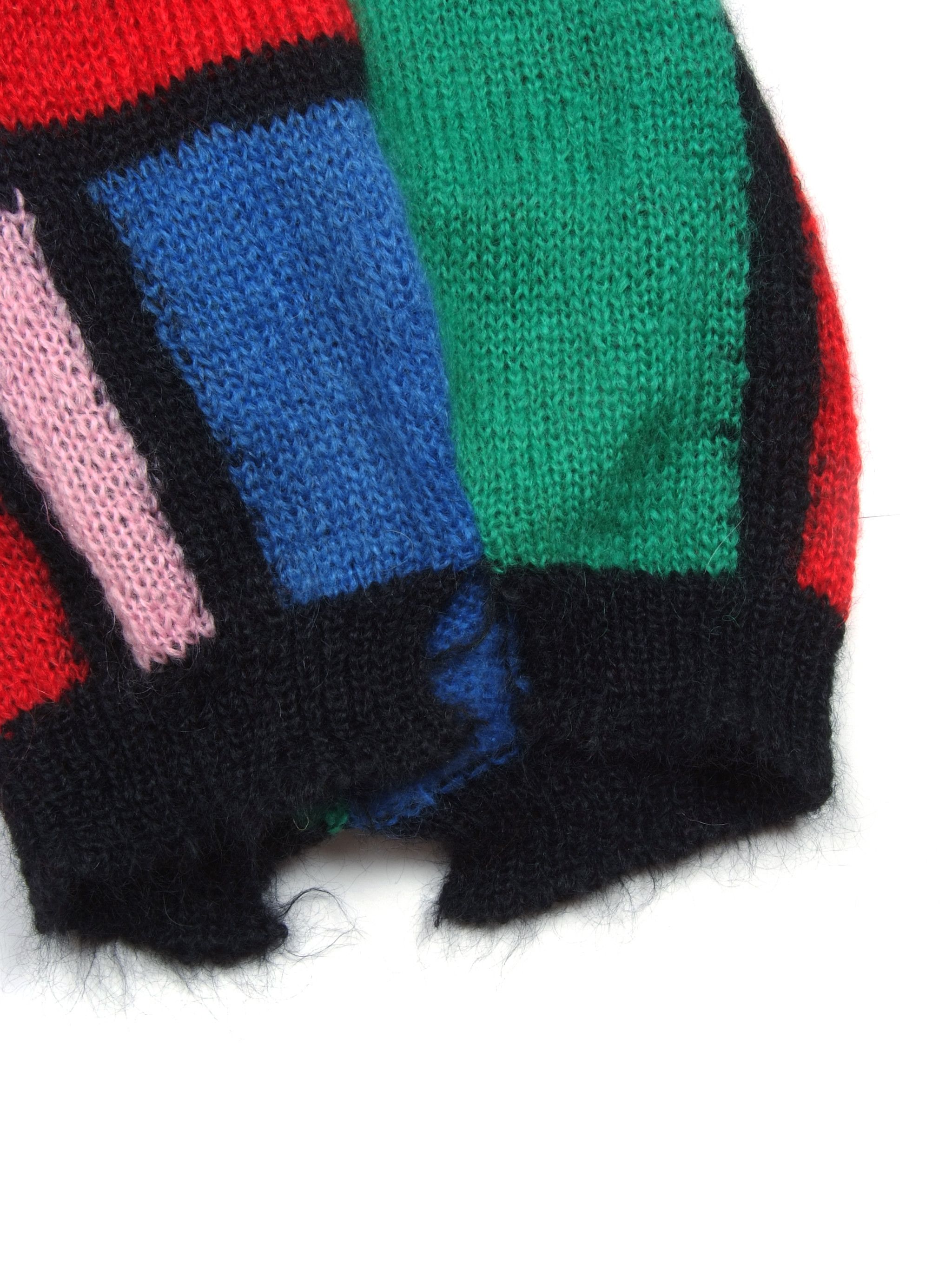 Handmade Vintage Mohair Fuzzy Woozy Sleeveless Sweater Marni Size US S / EU 44-46 / 1 - 5 Thumbnail