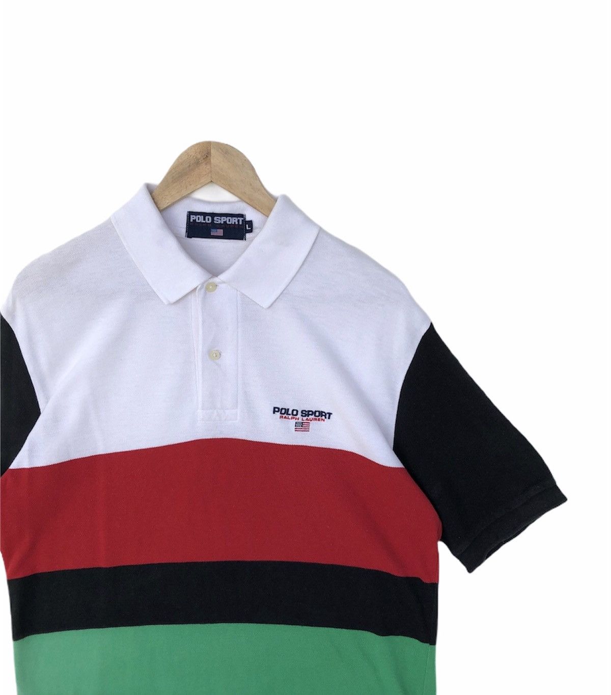 Polo Ralph Lauren Polo Ralph Lauren Polo Sport Multicolor Polo Shirt Size US L / EU 52-54 / 3 - 2 Thumbnail