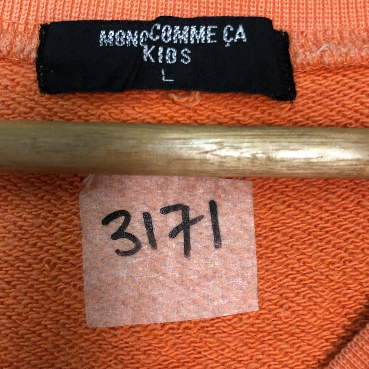Comme Ca Ism Mono Comme Ca Kids Orange Sweatshirt #3171 Size US L / EU 52-54 / 3 - 11 Thumbnail
