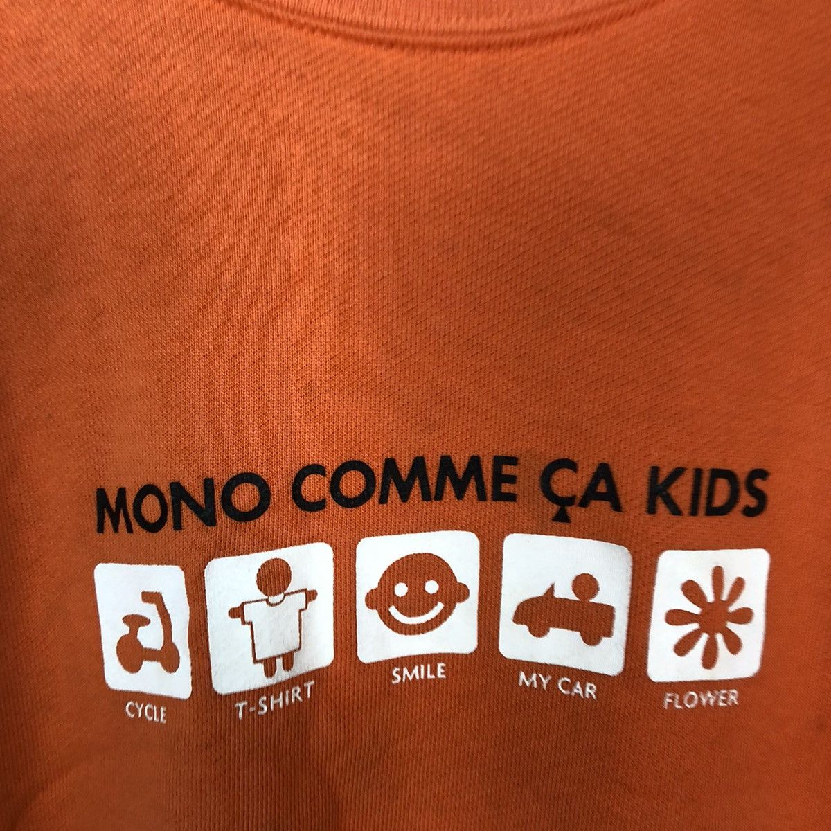 Comme Ca Ism Mono Comme Ca Kids Orange Sweatshirt #3171 Size US L / EU 52-54 / 3 - 10 Thumbnail