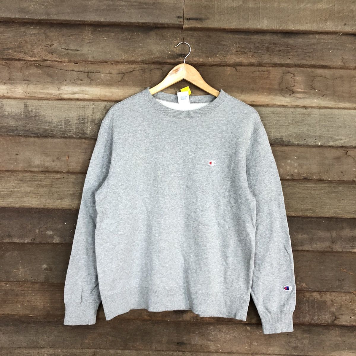 Champion Champion Grey Small Logo vintage Sweatshirt #3131 Size US M / EU 48-50 / 2 - 3 Thumbnail