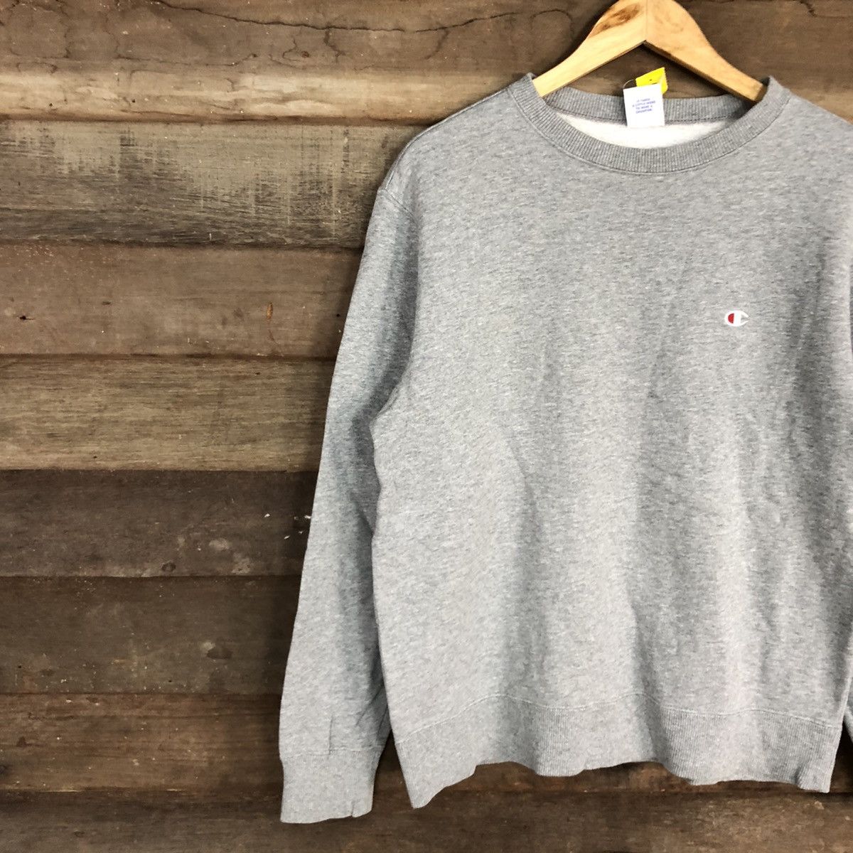 Champion Champion Grey Small Logo vintage Sweatshirt #3131 Size US M / EU 48-50 / 2 - 7 Thumbnail